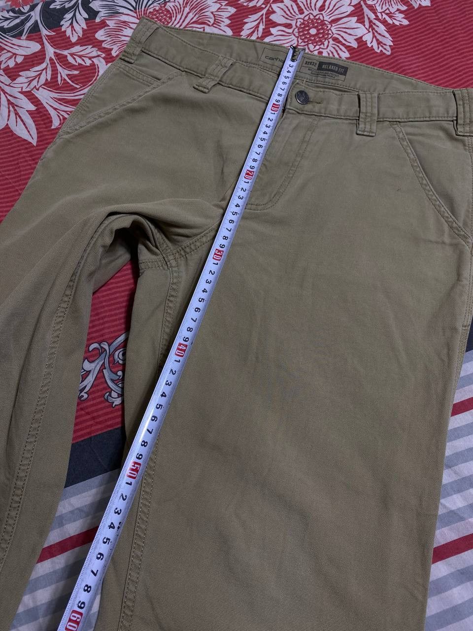 Carhartt × Japanese Brand Crazy Crash Dirty Baggy Faded Jean Japan Avant Garde Style Size US 32 / EU 48 - 5 Thumbnail