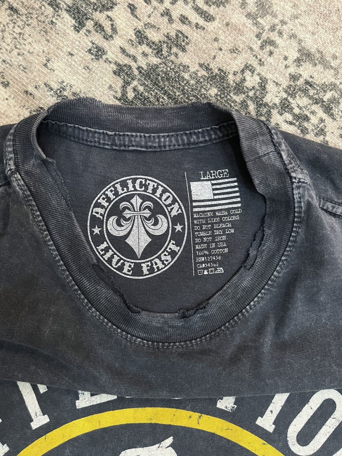 Affliction Vintage Shirt Affliction Phil Davis UFC On Fox 4 Walkout Size US L / EU 52-54 / 3 - 7 Thumbnail