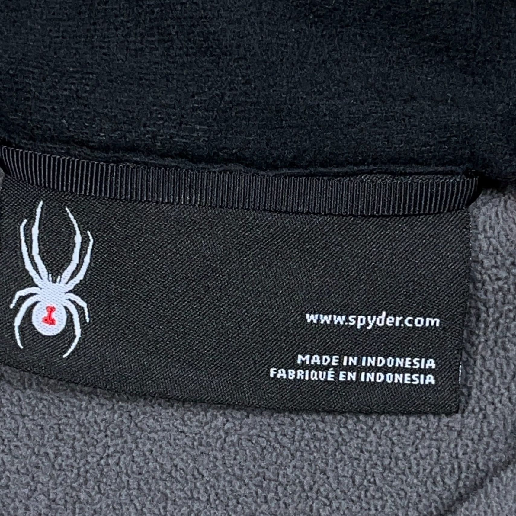 Spyder Spyder Sweater Men 2XL Gray Black Pullover Thermal Waffle Knit Mock Neck Zip Pocket Winter 1/4 Zip All Seasons Seasonal Ski Outdoors Mens Size US XXL / EU 58 / 5 - 3 Thumbnail