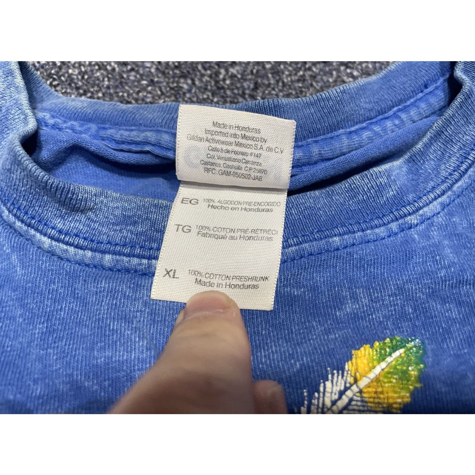 Gildan VINTAGE 90s Y2K T Shirt Horse Graphic Tee XL Blue Cotton Gildan Crew Neck Short Sleeve Men Size US XL / EU 56 / 4 - 2 Thumbnail