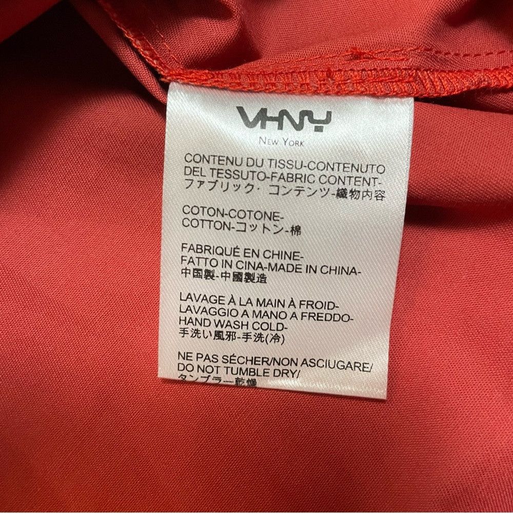 Other NWT New VHNY Red Cotton Button Down Shirt Size M Size M / US 6-8 / IT 42-44 - 8 Thumbnail