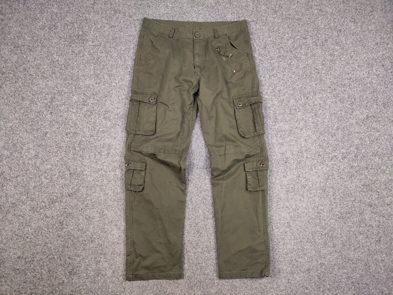 Japanese Brand Vintage Japanese Multi Pocket Cargo Pants Y2K Travis Style Size US 36 / EU 52 - 15 Thumbnail