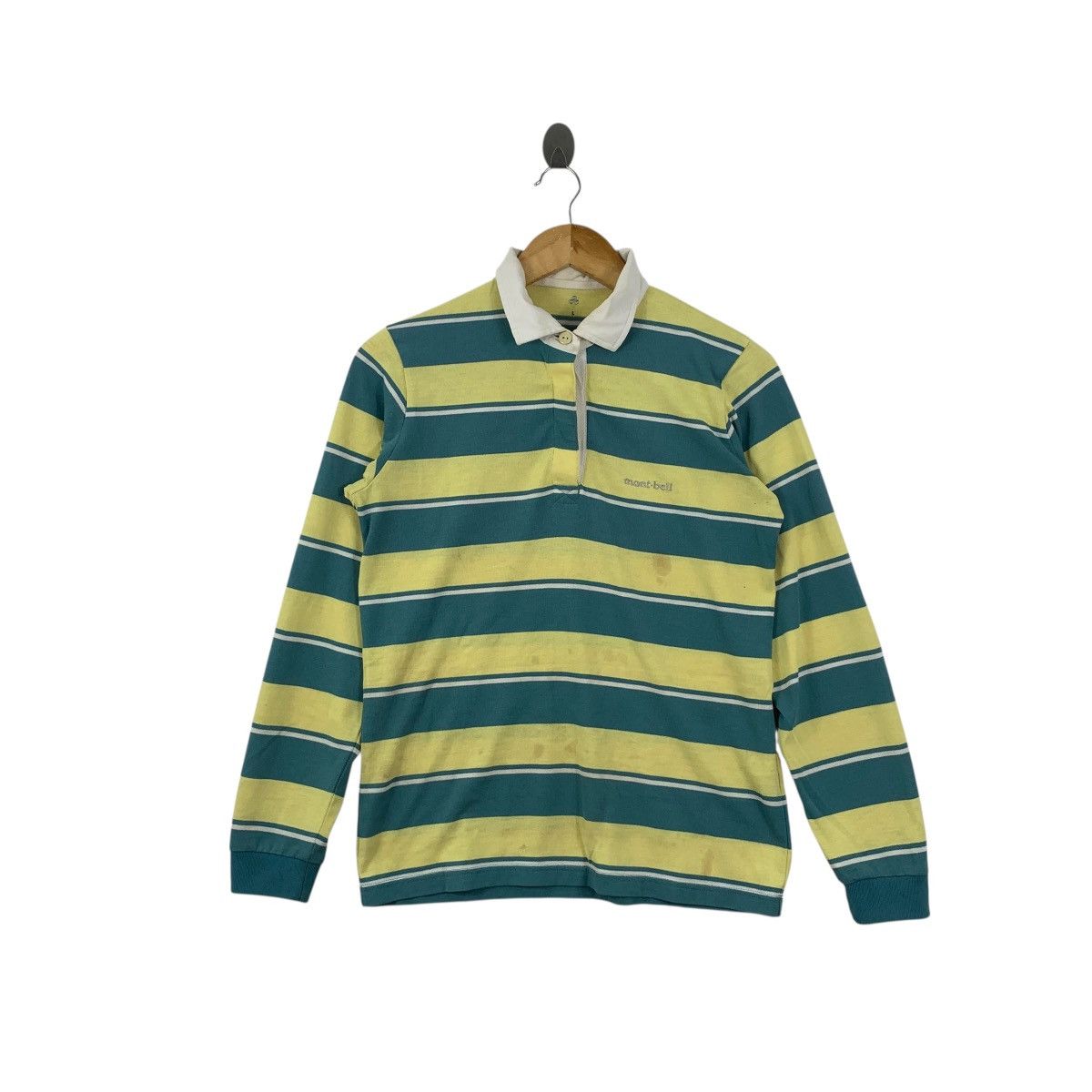 Montbell MONTBELL OUTDOOR Striped Design Studio Polo Rugby Tee Size US L / EU 52-54 / 3 - 1 Thumbnail