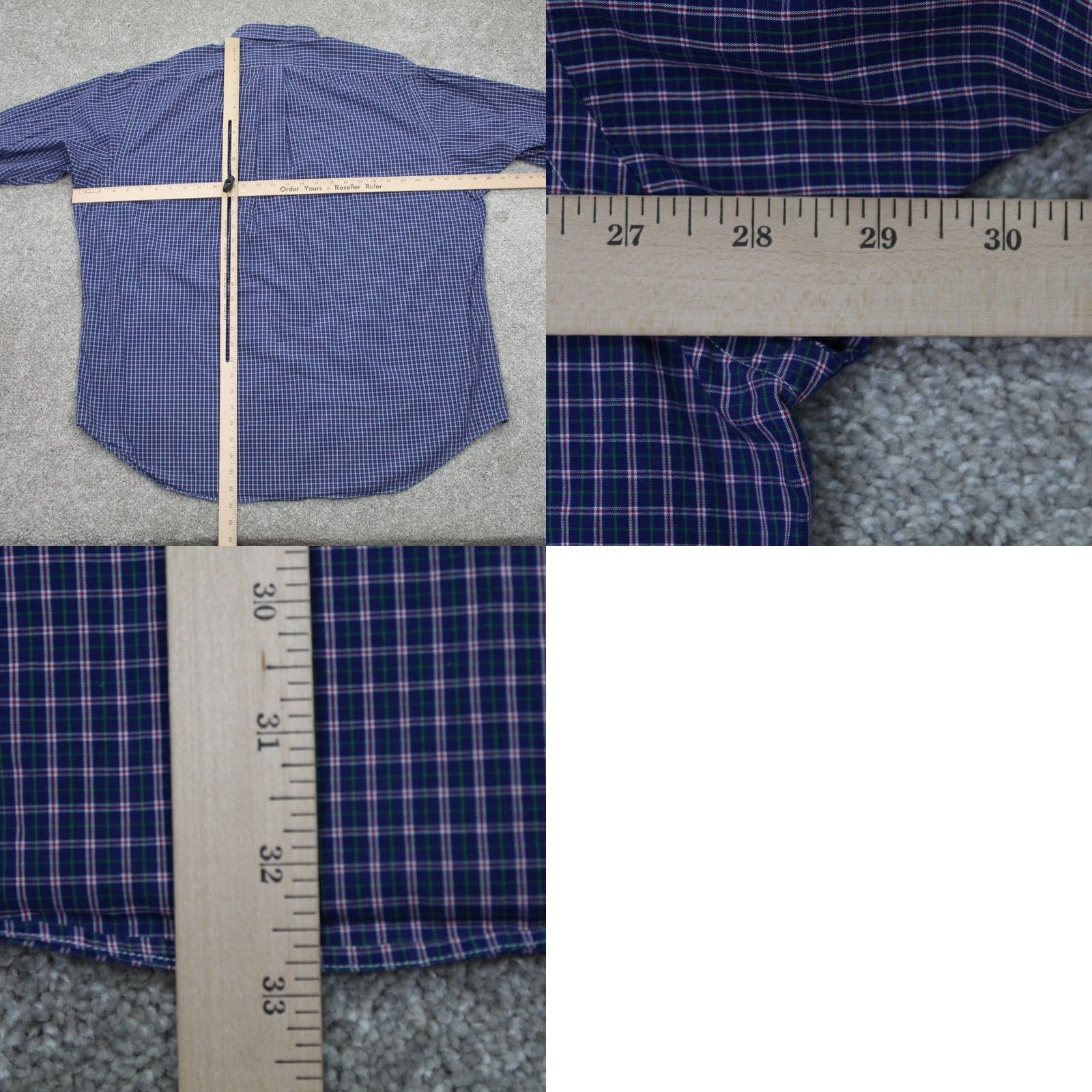 Ralph Lauren Ralph Lauren Shirt Mens 17 1/2, 34/35 Blue 100% Cotton Long Sleeve Dress Shirt Long Sleeve Button-Down Regular Fit Size US XXL / EU 58 / 5 - 8 Thumbnail