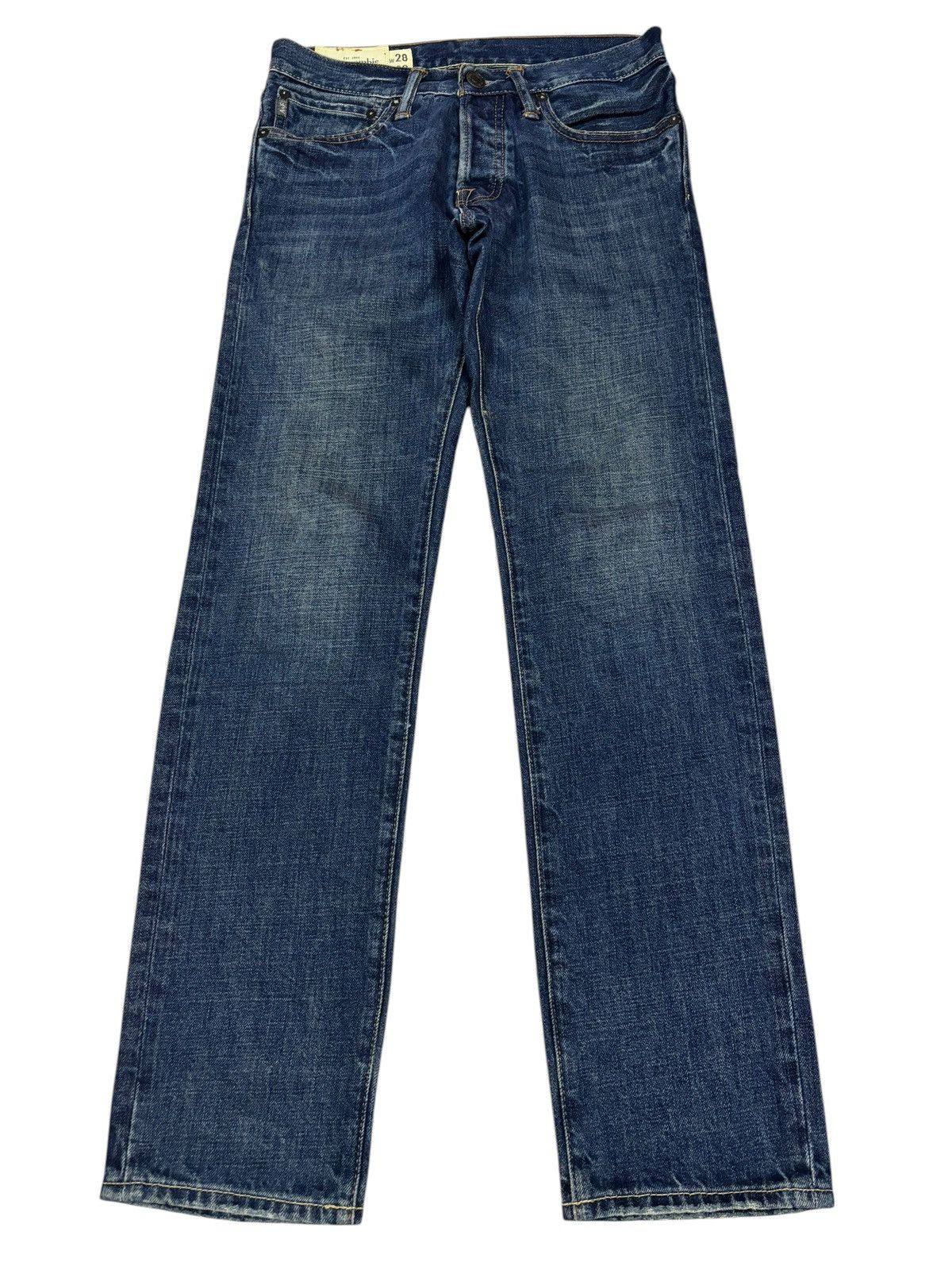 Abercrombie & Fitch × Vintage Vintage Abercrombie & Fitch Faded Jeans Size US 30 / EU 46 - 1 Thumbnail