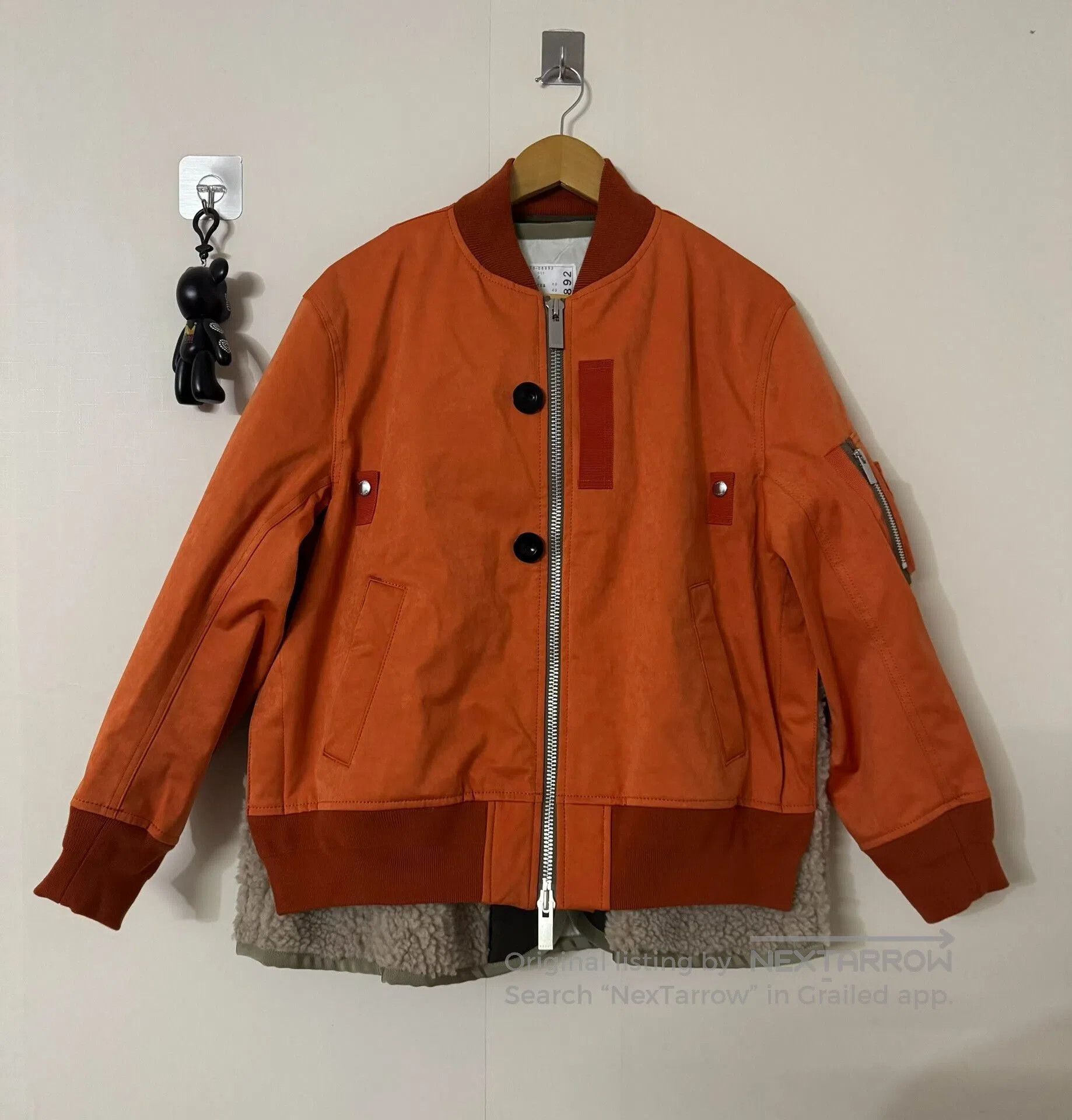 Sacai sacai pilot jacket in bright orange. Size US L / EU 52-54 / 3 - 1 Thumbnail