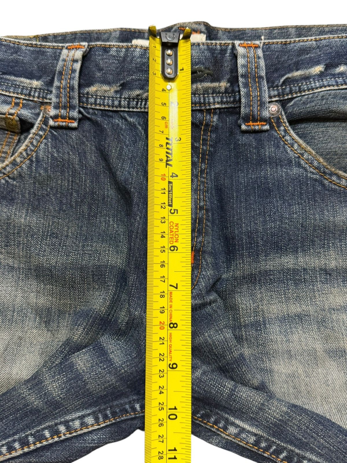 Hysteric Glamour Vintage 90s Japanese Brand Mud Dirty Wash Wide Leg Bootcut Size US 32 / EU 48 - 13 Thumbnail