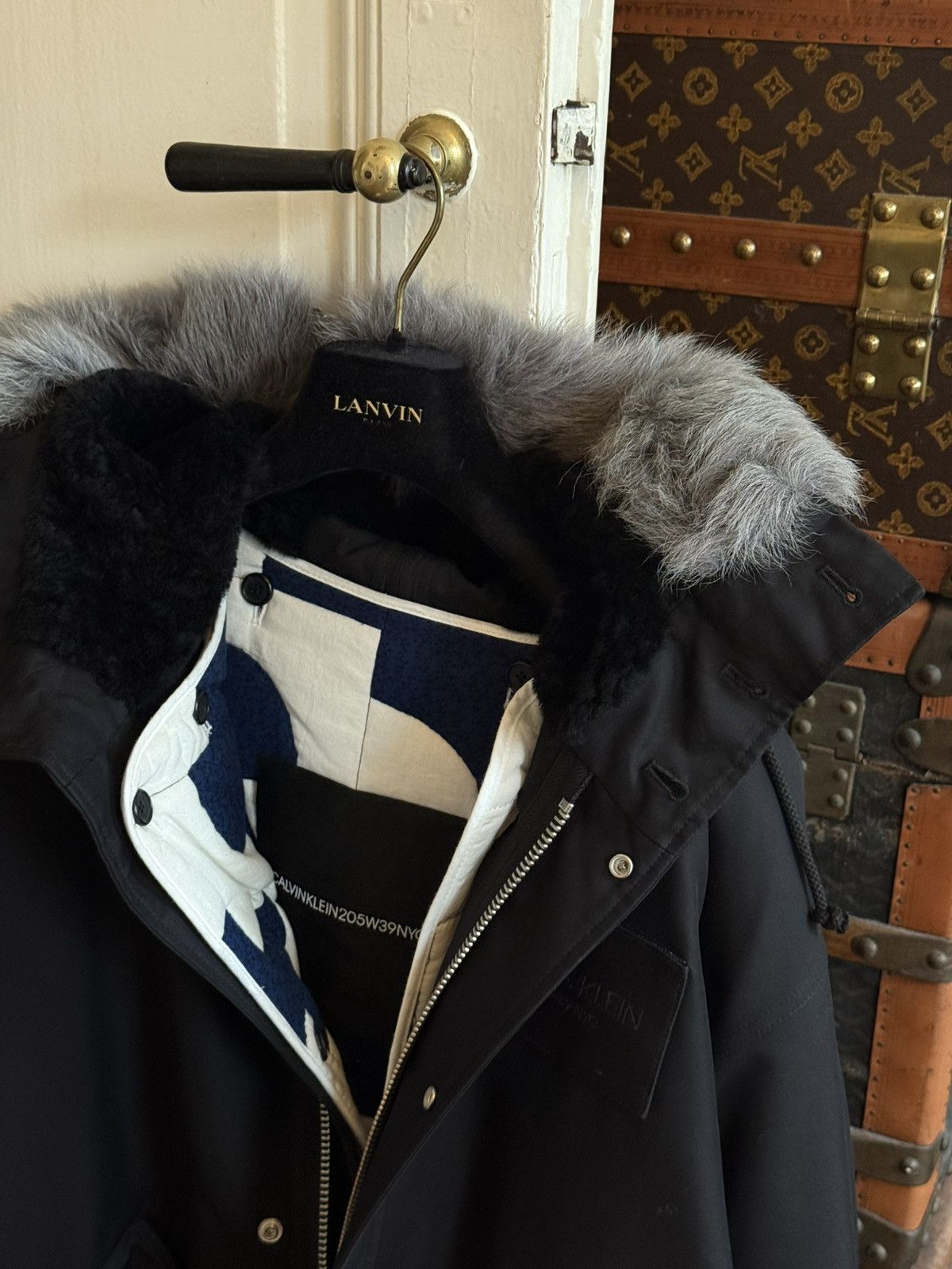 Raf Simons $5000 RAF Simons CK205 Silk Lined Parka 46 M BNWT Size US M / EU 48-50 / 2 - 6 Thumbnail