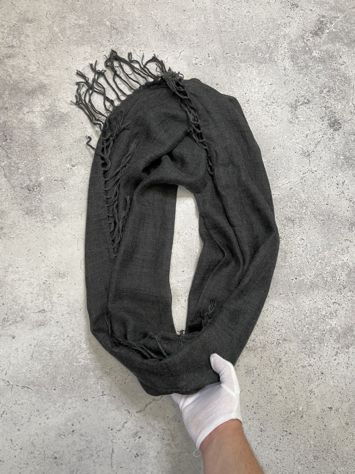 Brunello Cucinelli Brunello Cucinelli Women Cashmere / Silk Gray Scarf 60x77 cm Size ONE SIZE - 4 Thumbnail