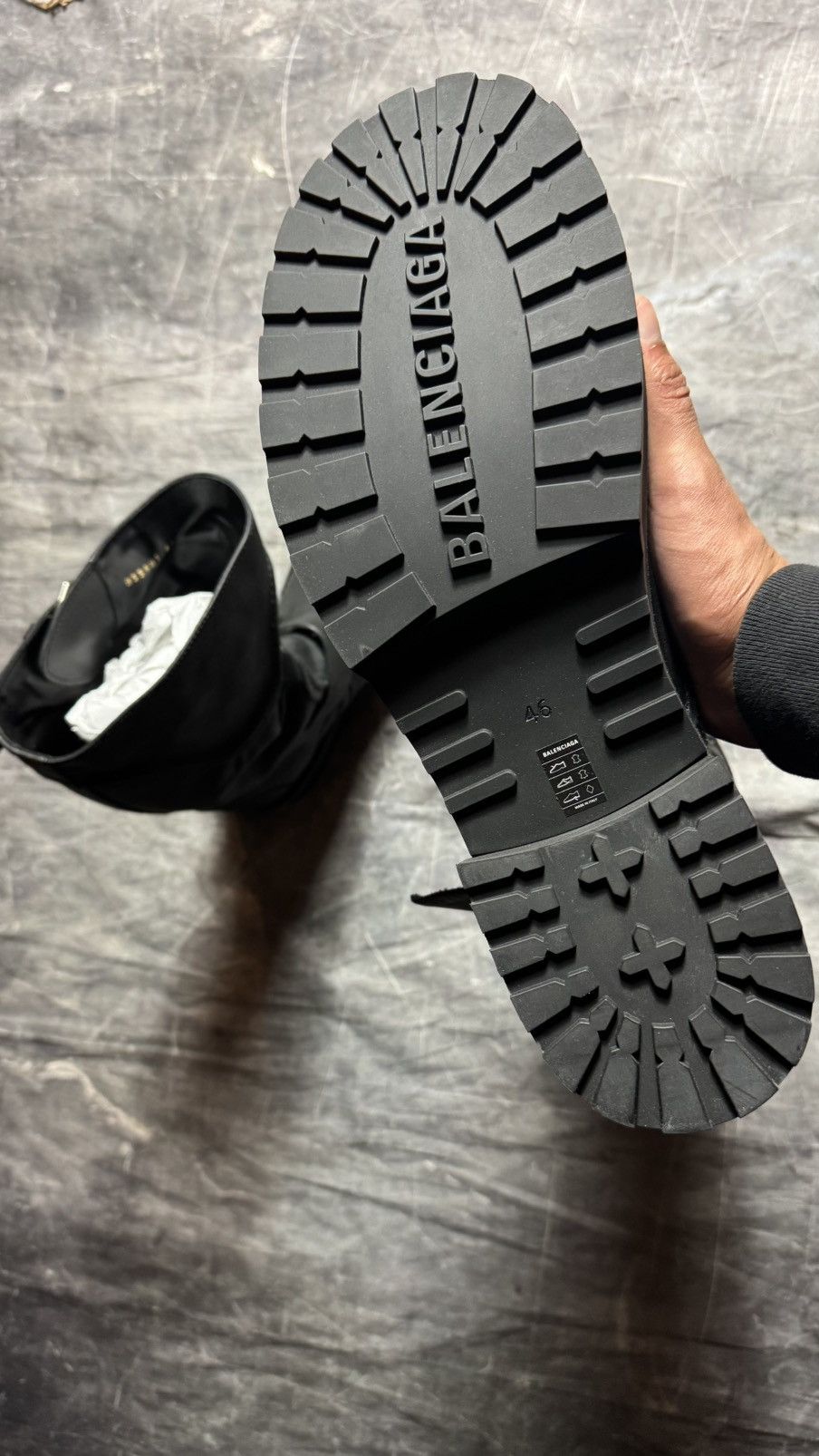 Balenciaga Balenciaga Venom Leather Boots in Black Size US 13 / EU 46 - 11 Thumbnail