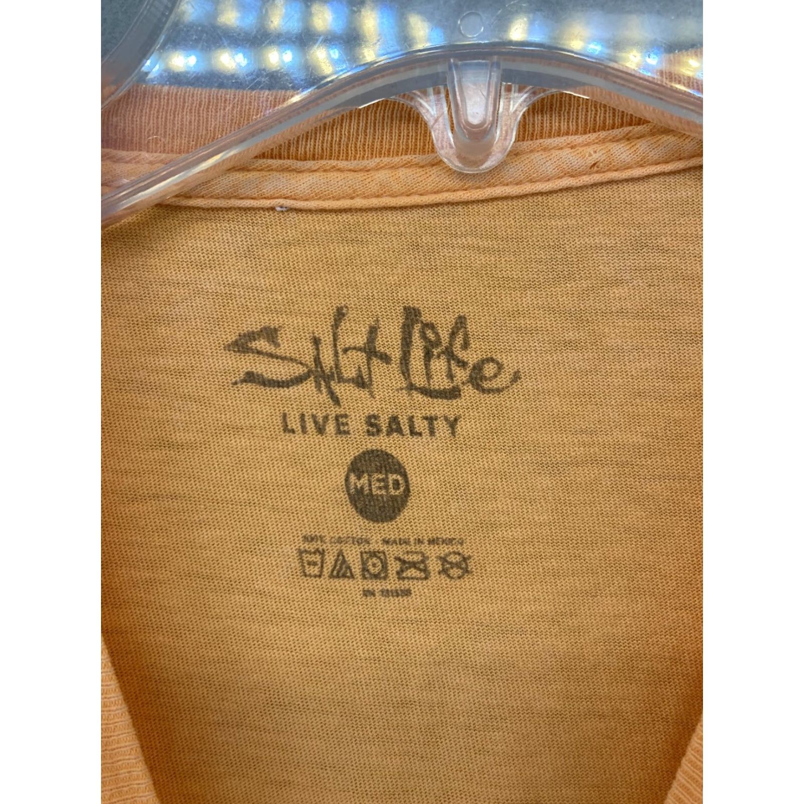 Vintage Salt Life Mens TShirt M Orange Marlin Fishing Pocket Shirt Beach Fish Graphi c Print Size US M / EU 48-50 / 2 - 5 Thumbnail