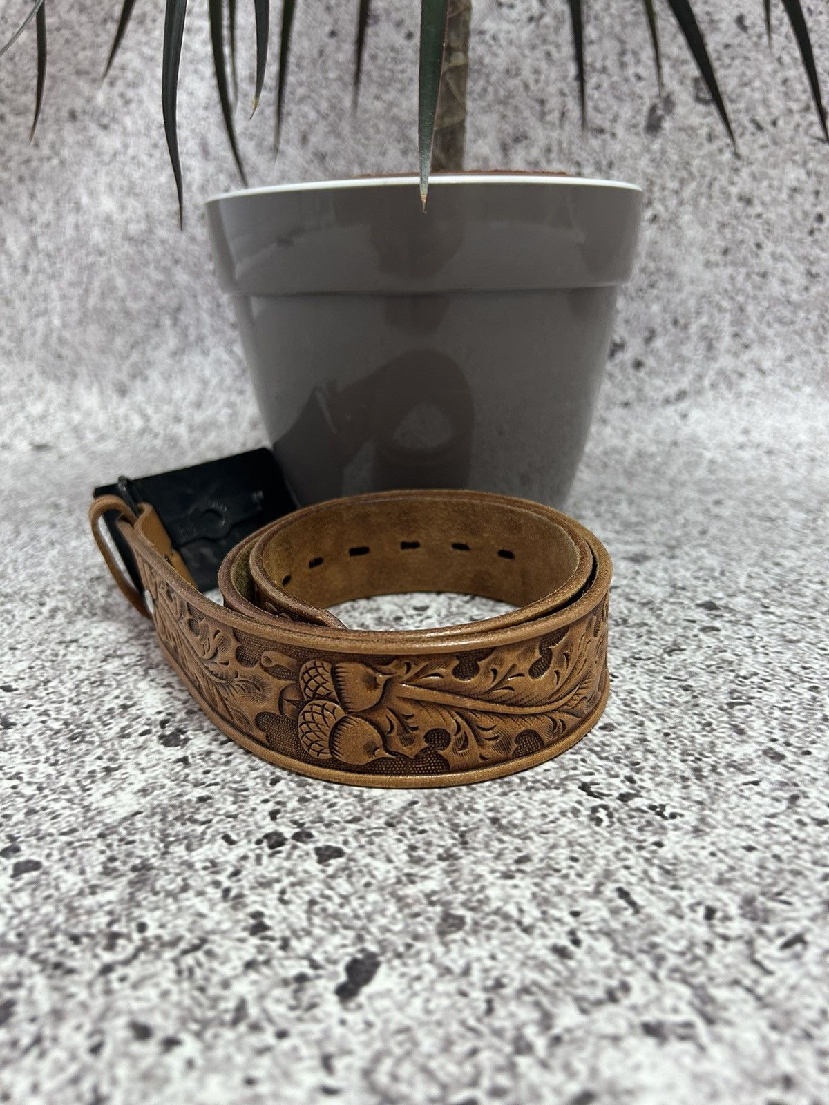 Cowboy Equipment × Hysteric Glamour × Japanese Brand Vintage 90s American Cowboy Bikers Belt Y2K Hype USA Size ONE SIZE - 5 Thumbnail