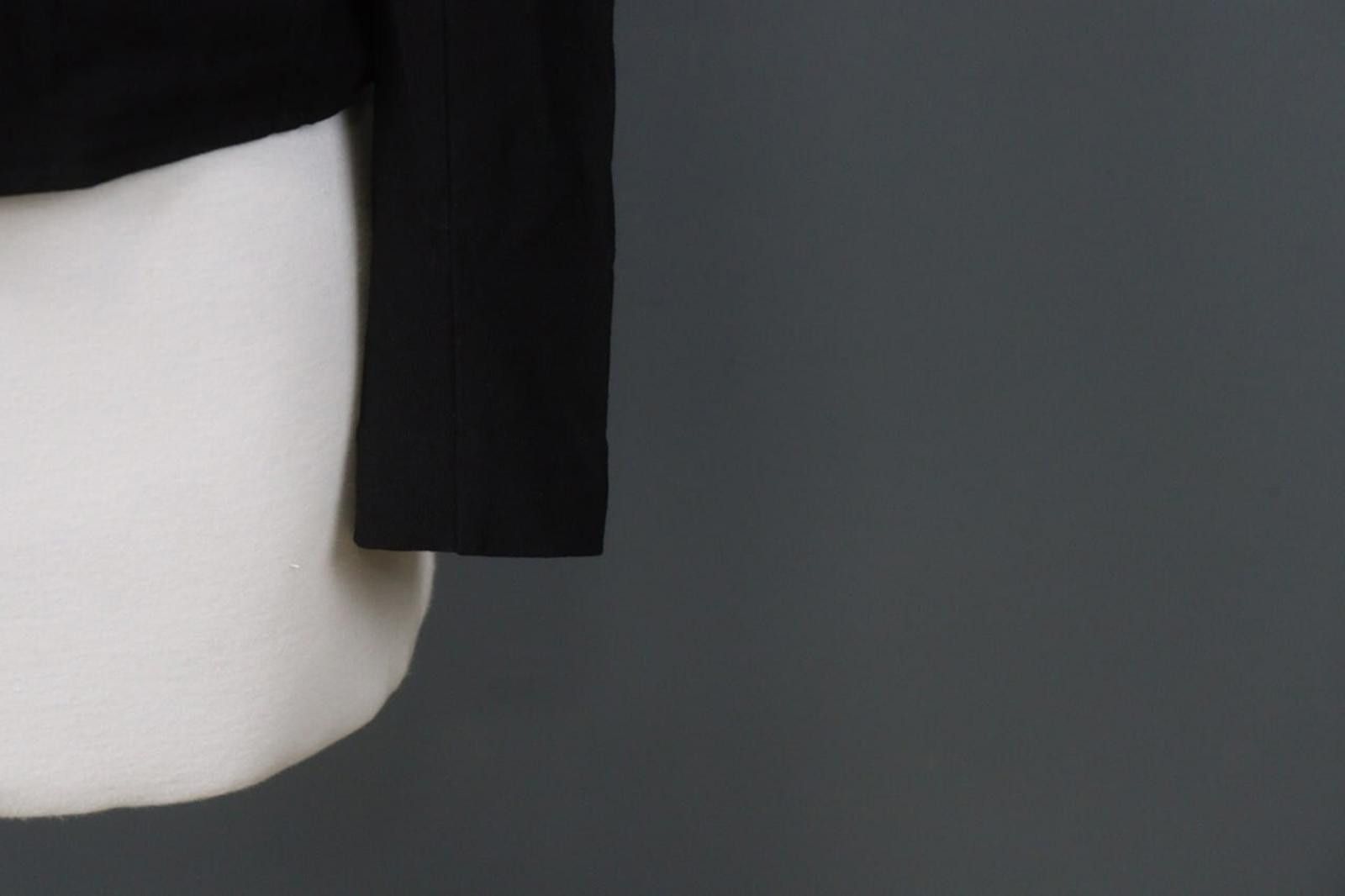 Eileen Fisher Eileen Fisher Black Viscose Blend Blazer Jacket Size PP Size M / US 6-8 / IT 42-44 - 4 Thumbnail