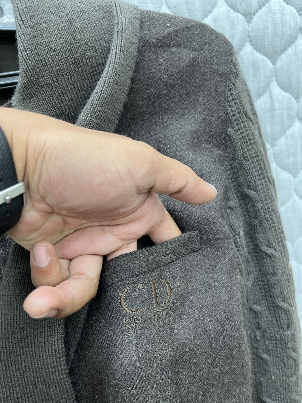 Dior 🔥🔥🔥STEALS VTG CHRISTIAN DIOR KNIT WOOL JACKET Size M / US 6-8 / IT 42-44 - 14 Thumbnail
