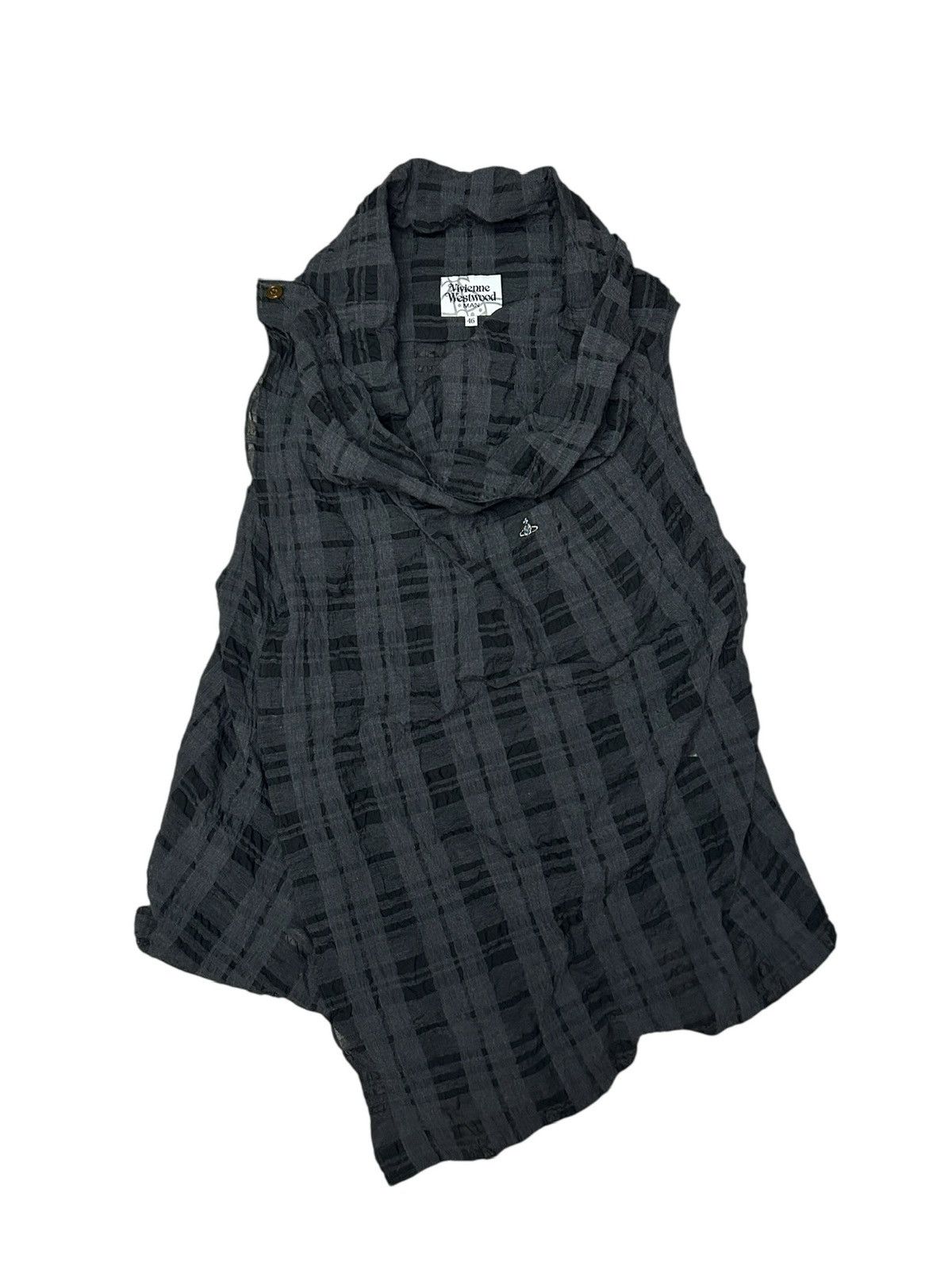 Vivienne Westwood 00s Wrap Sleeveless Top Size US S / EU 44-46 / 1 - 1 Thumbnail