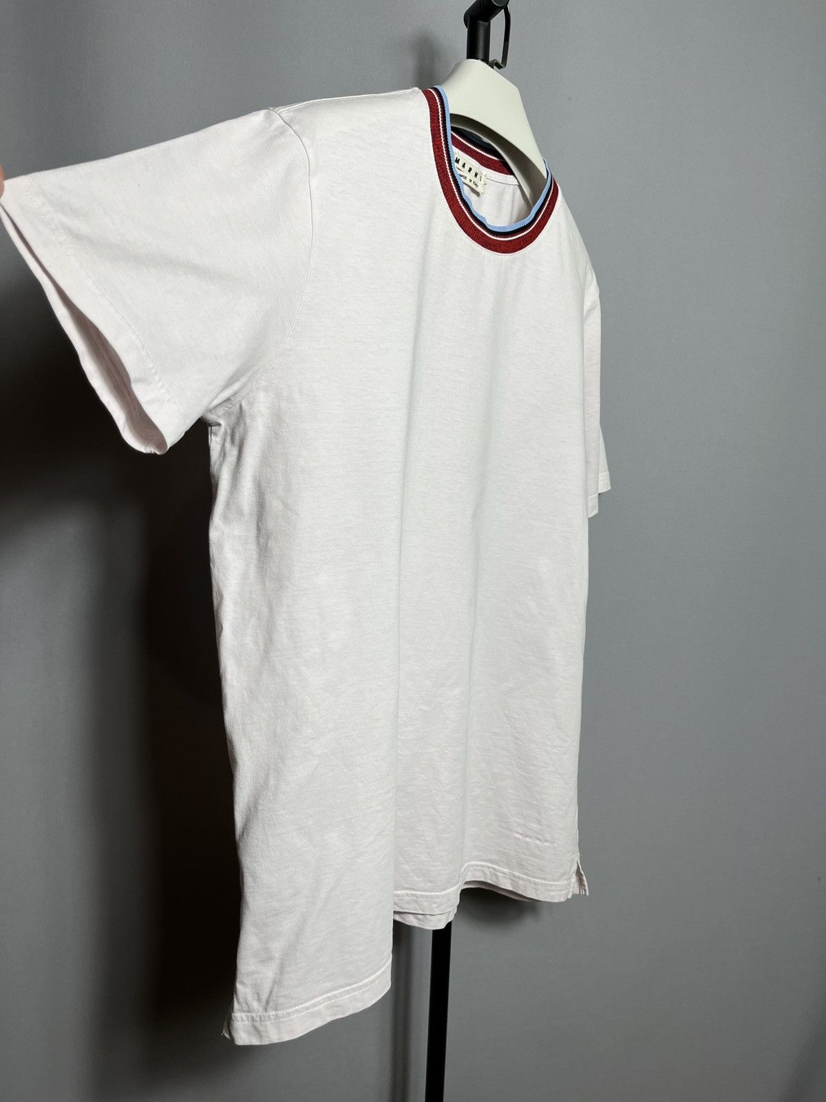Marni marni humu0011el mens t-shirt light pink short sleeve cotton Size US XL / EU 56 / 4 - 5 Thumbnail
