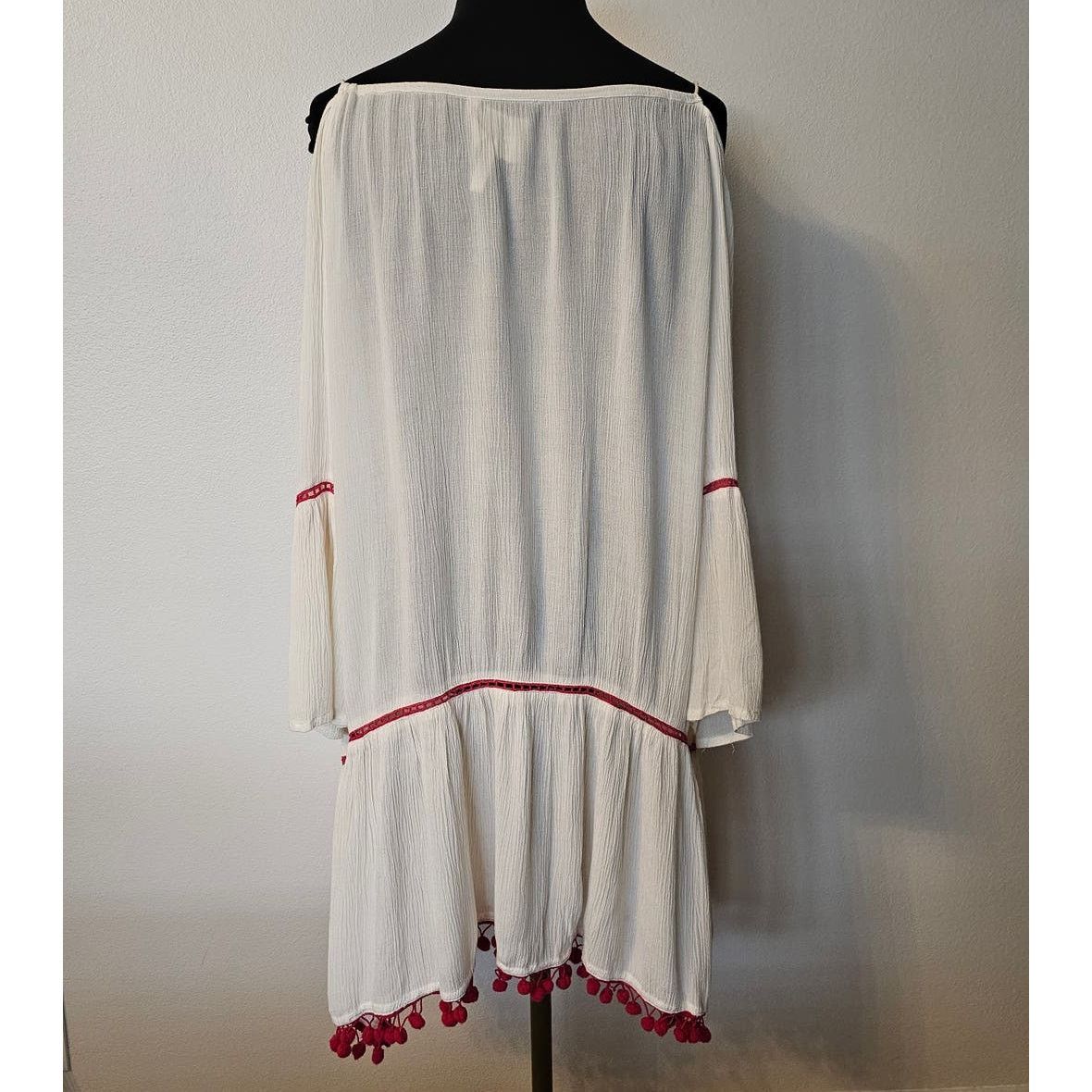 & Other Stories Z&L Europe Embroidered Floral Crinkled Woven Mini Dress M Size M / US 6-8 / IT 42-44 - 10 Thumbnail