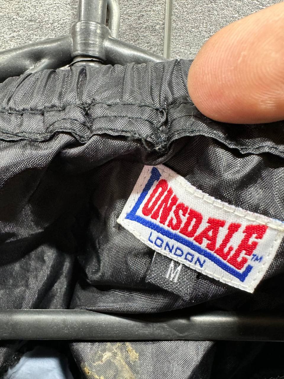 Lonsdale × Vintage Vintage Lonsdale Jacket Mens Large Black Boxing Sweatshirt Size US M / EU 48-50 / 2 - 9 Thumbnail