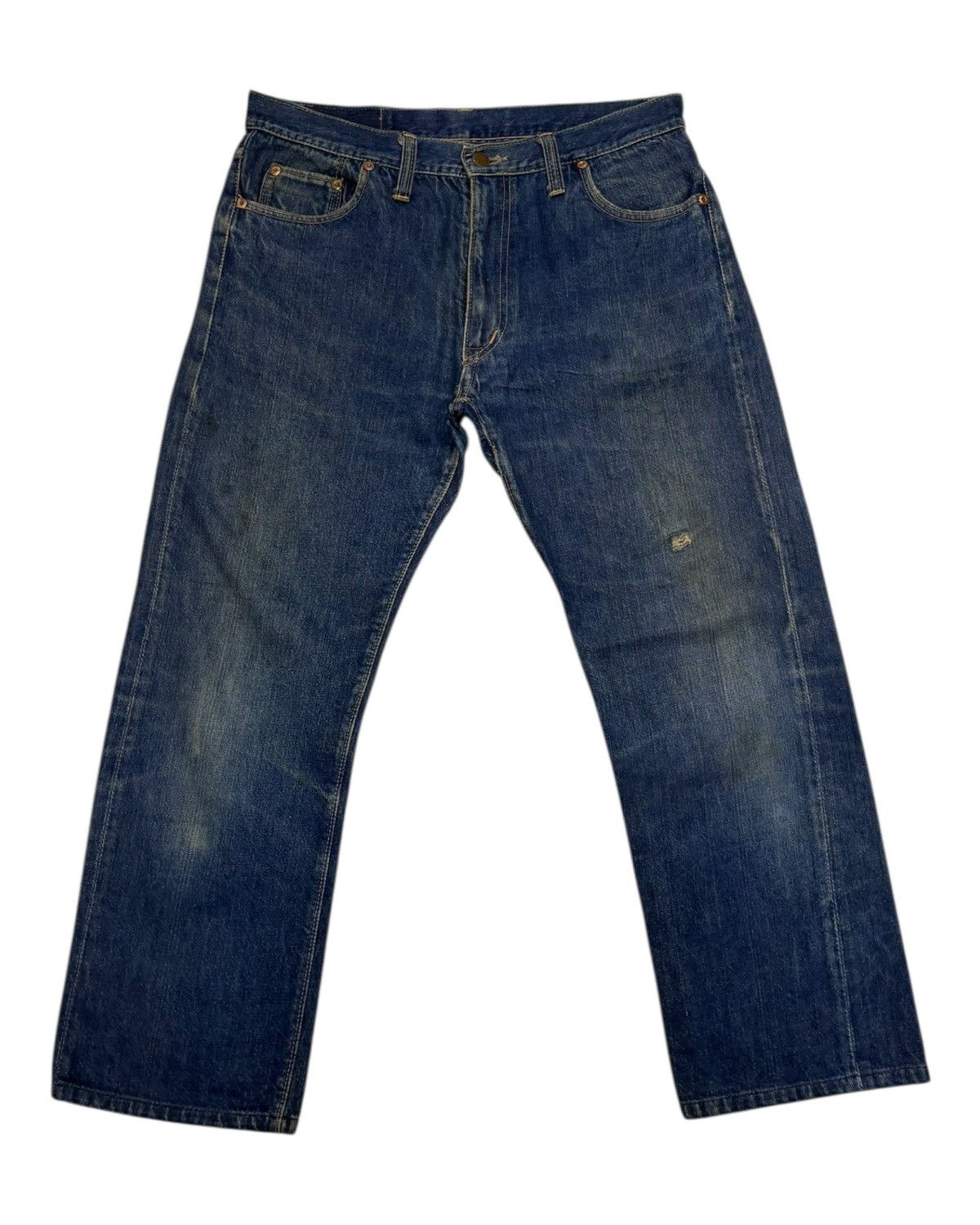 Big John × If Six Was Nine × Vintage Vintage BIG JOHN Half Selvedge Japan Denim Jeans Size US 32 / EU 48 - 3 Thumbnail