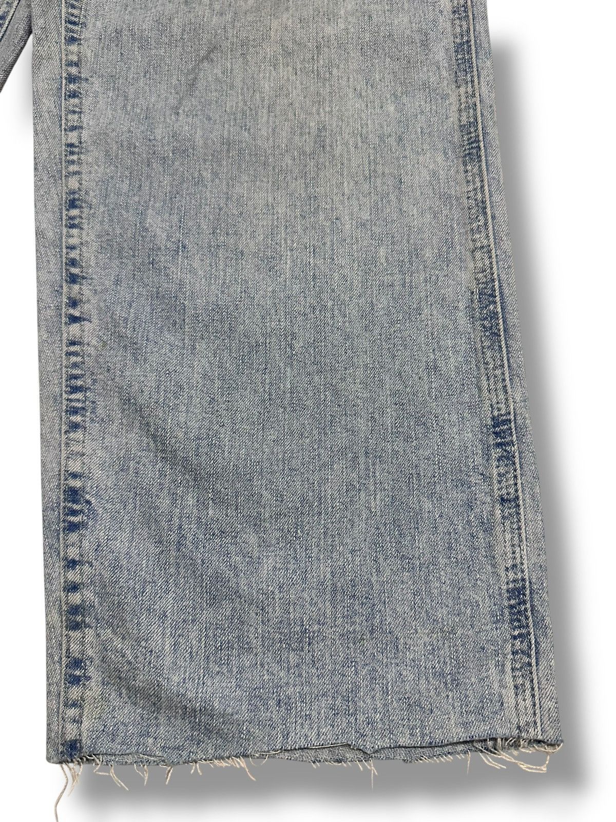 Lee Riveted Lee Baggy Loose Distressed Jeans With Faded Wash Size US 32 / EU 48 - 10 Thumbnail