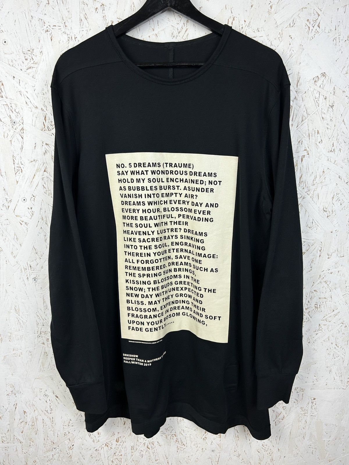 Men's Rick Owens Long Sleeve T Shirts | Grailed