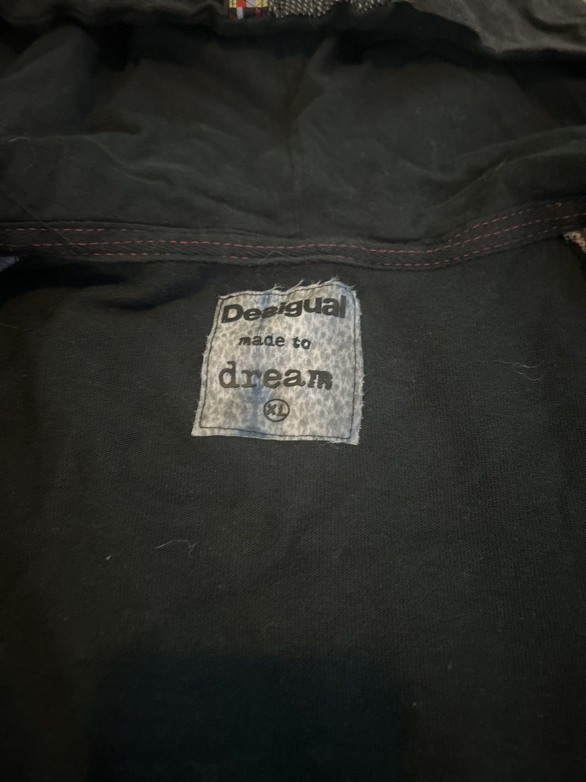 Japanese Brand × Vintage Rare Patchwork Japanese Style Vintage Zip Up Hoodie Size US XL / EU 56 / 4 - 3 Thumbnail