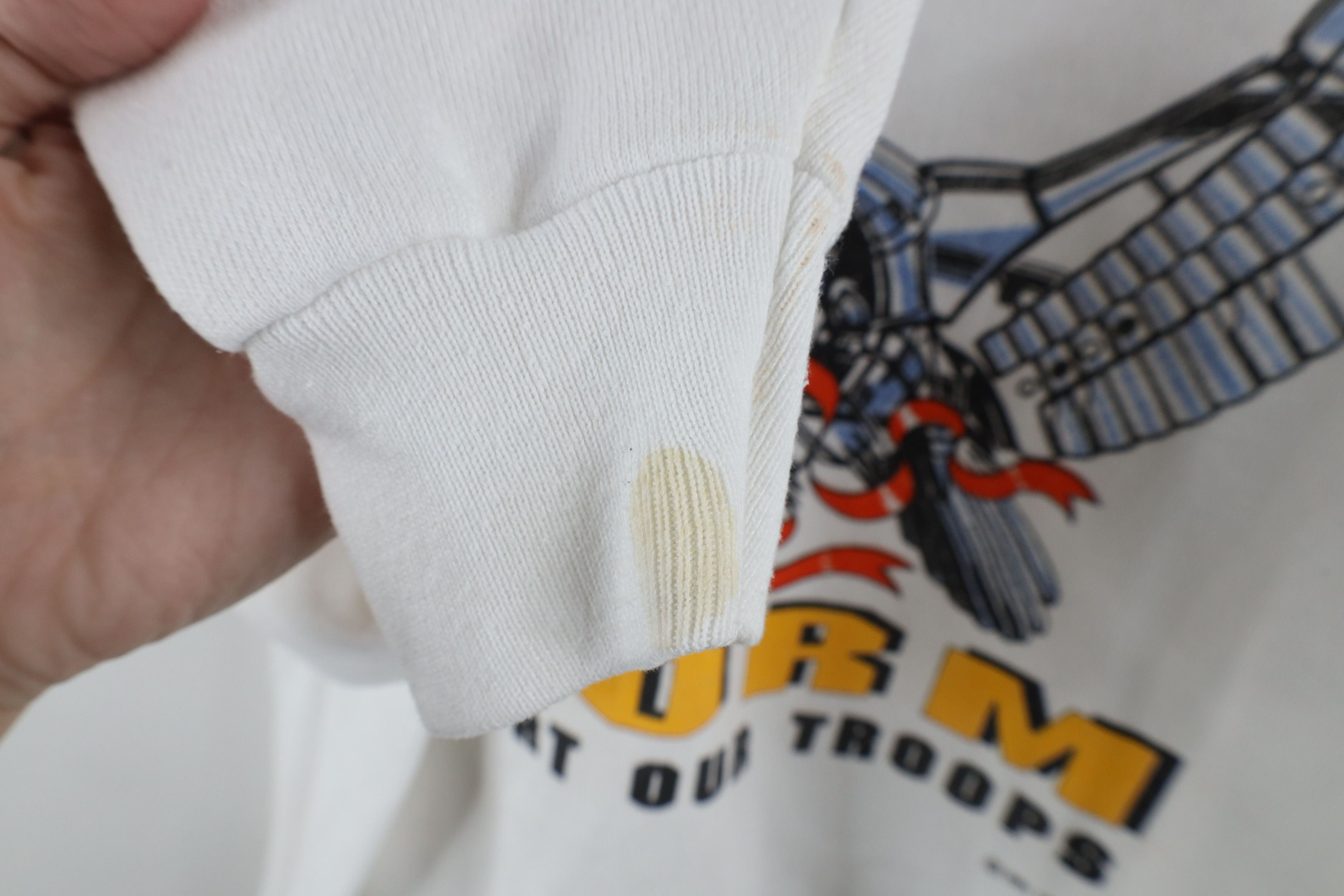 Vintage Vintage 90s Desert Storm Military Crewneck Sweatshirt USA Size US XL / EU 56 / 4 - 6 Thumbnail