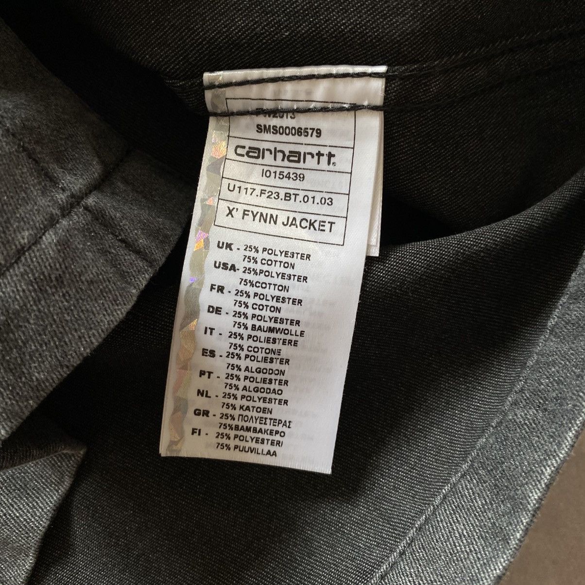Carhartt × Vintage Rare Carhartt Fynn Michigan Style Graphite Light Jacket Size US S / EU 44-46 / 1 - 6 Thumbnail