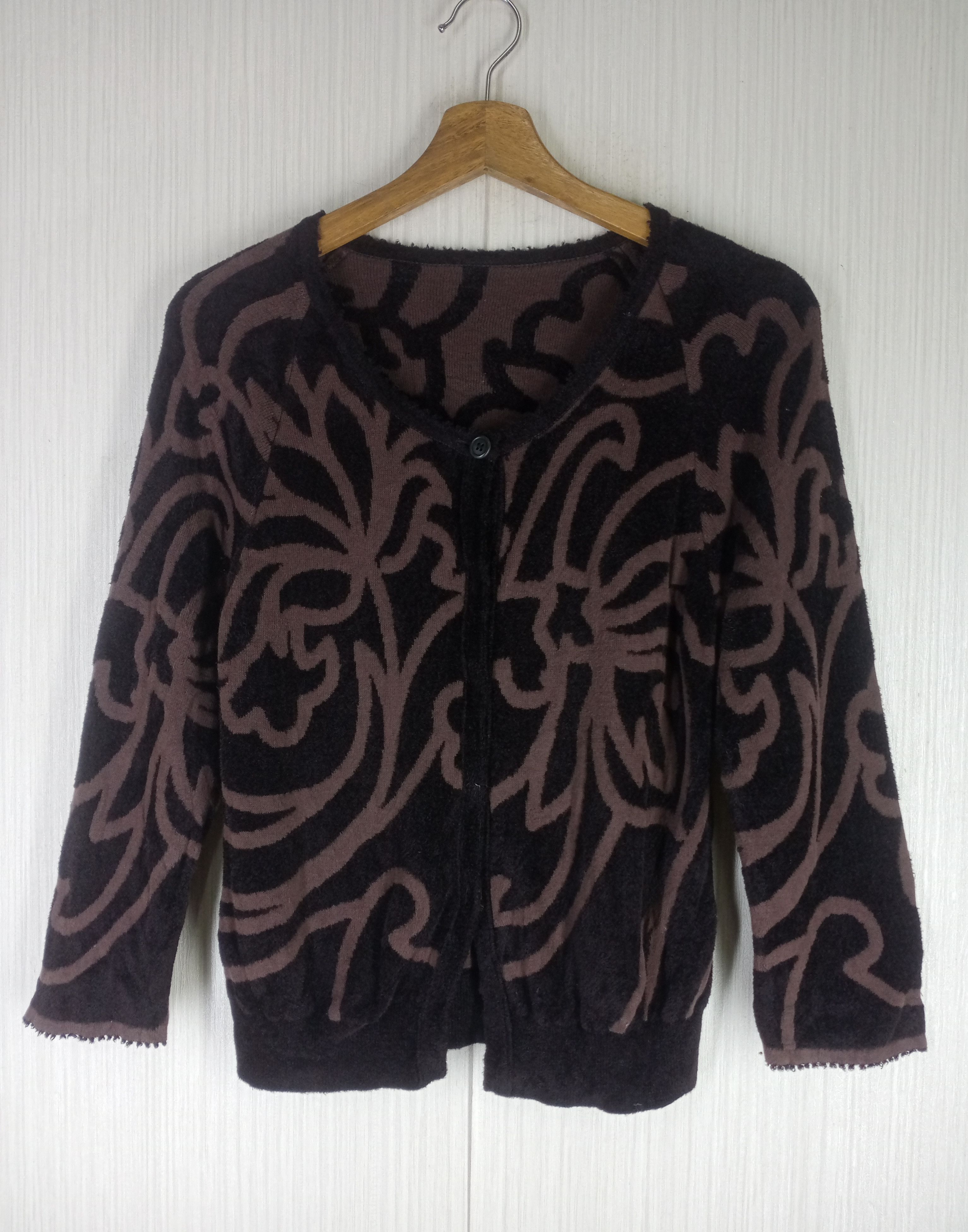 Issey Miyake Rare Vintage Issey Miyake Heart Haat Cardigan Size S / US 4 / IT 40 - 1 Thumbnail