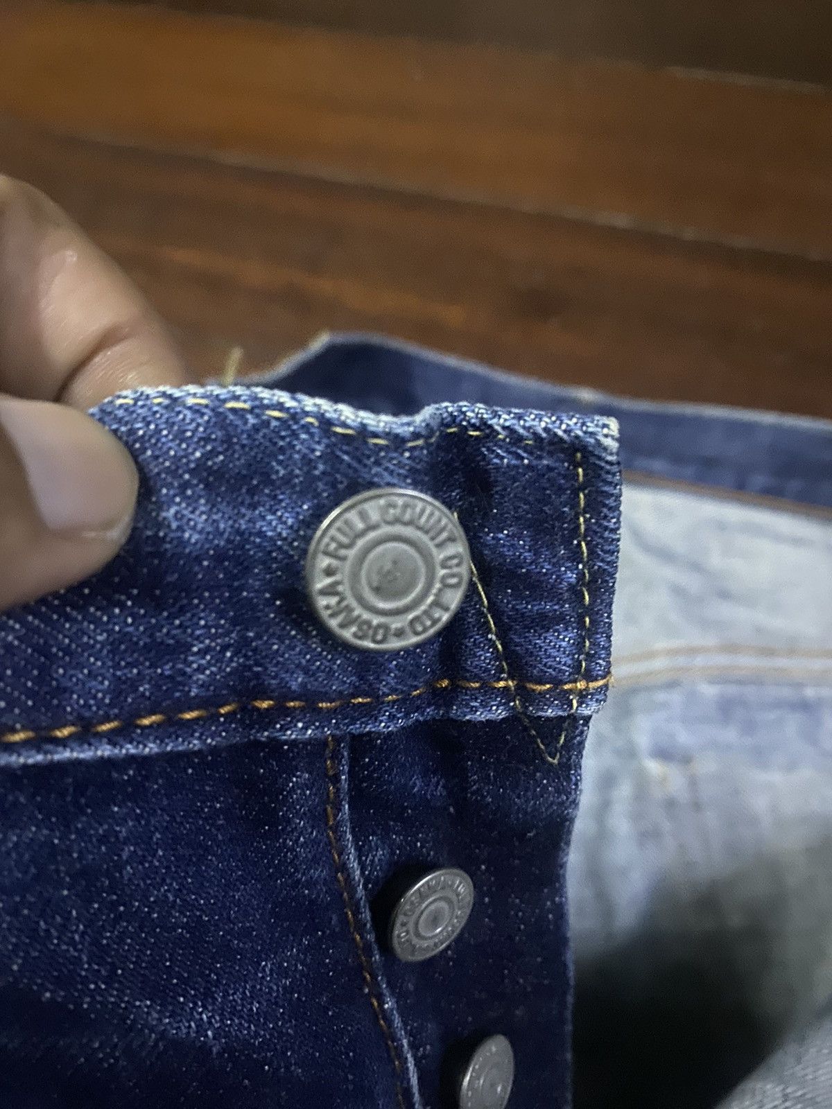 Orslow FIRE🔥 Vintage fullcount distressed wide leg selvedge denim Size US 36 / EU 52 - 12 Thumbnail