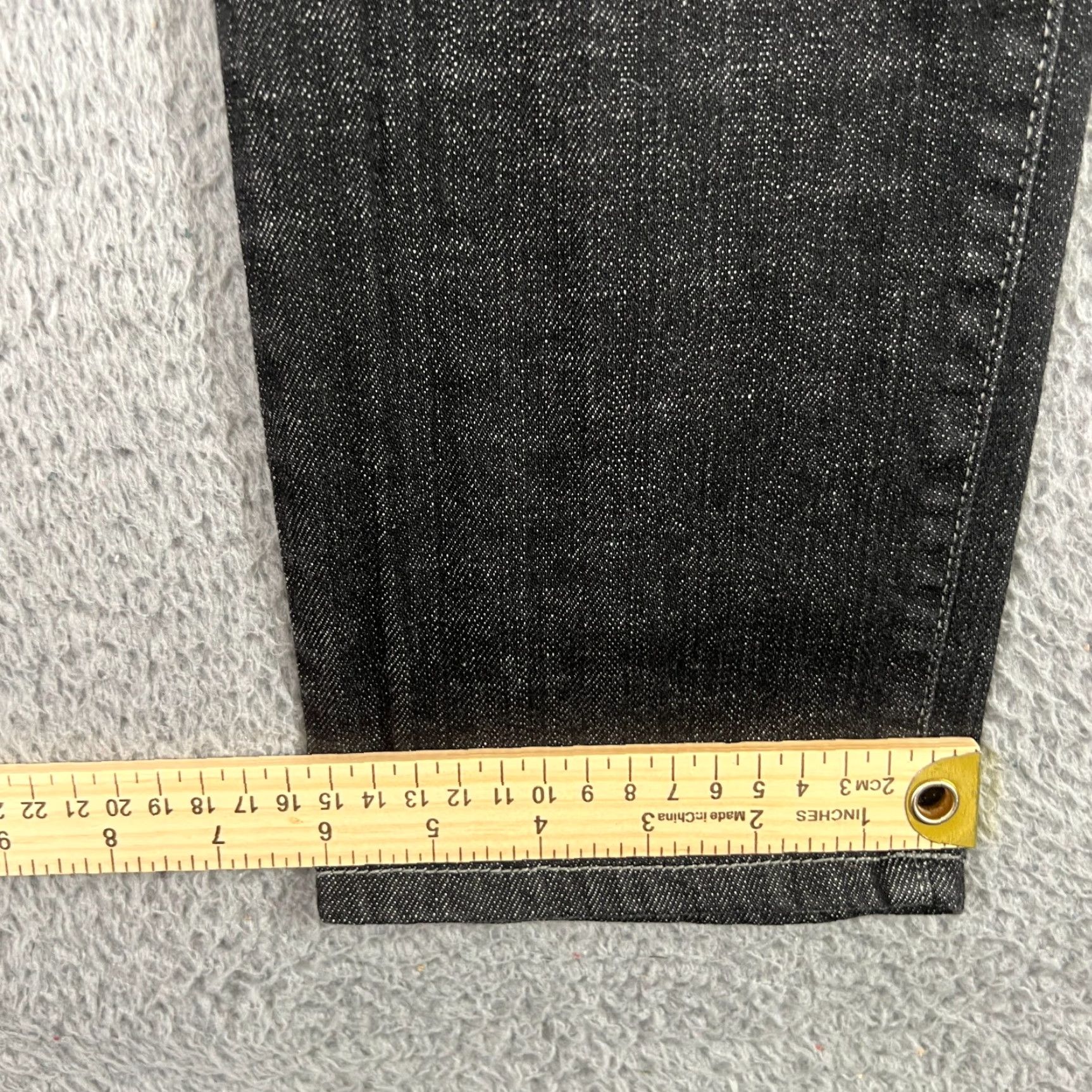 Eileen Fisher Eileen Fisher Jeans Womens Size 8 Black Slim Straight Denim Organic Cotton Size 32" / US 10 / IT 46 - 2 Thumbnail