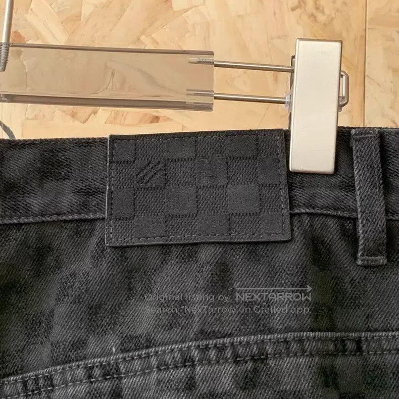 Louis Vuitton Louis Vuitton SS25 Damier flocked checkerboard jeans Size US 36 / EU 52 - 6 Thumbnail