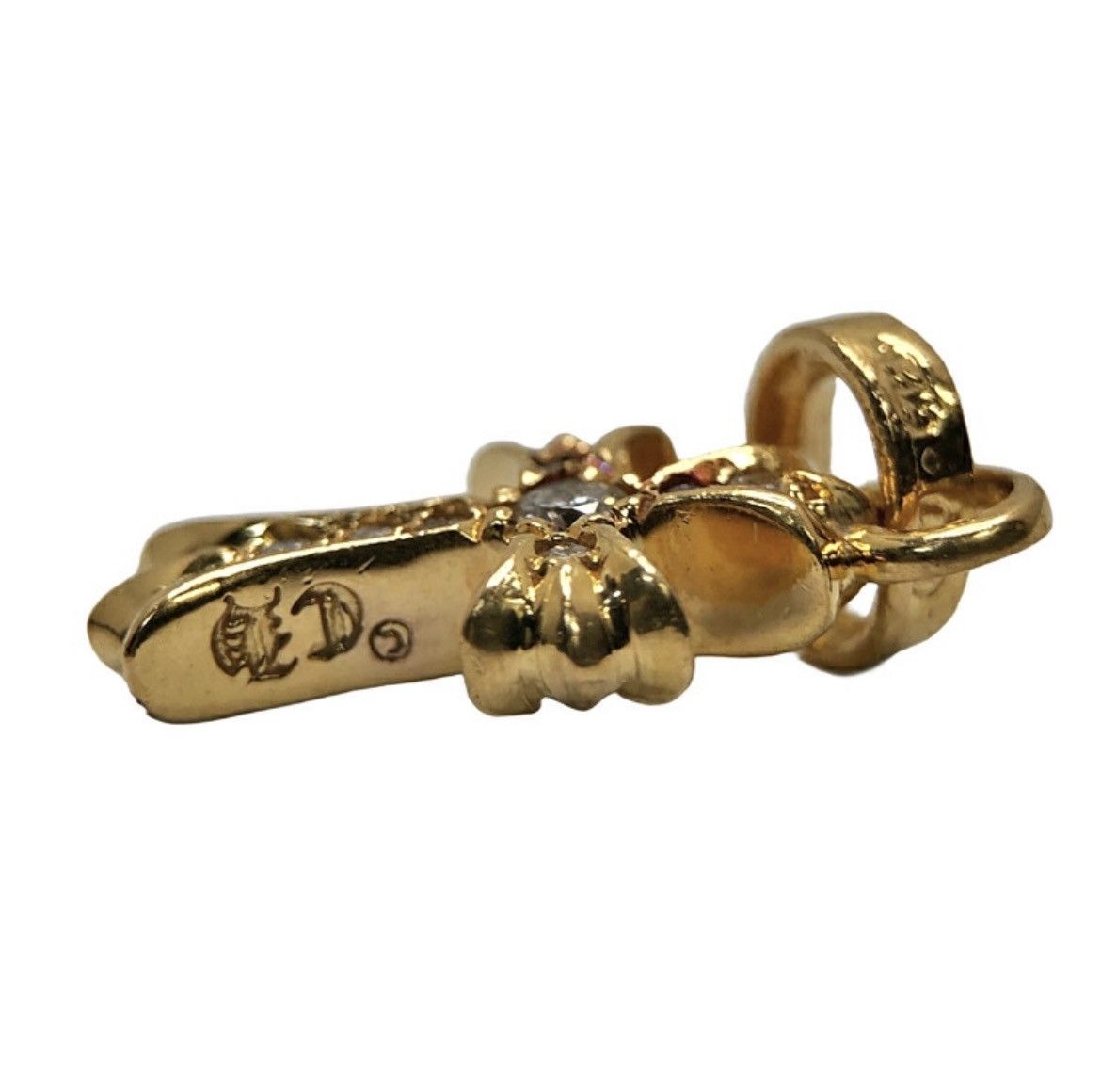 Chrome Hearts Chrome Hearts 22k pave Diamond Baby Fat Earring Size ONE SIZE - 6 Thumbnail