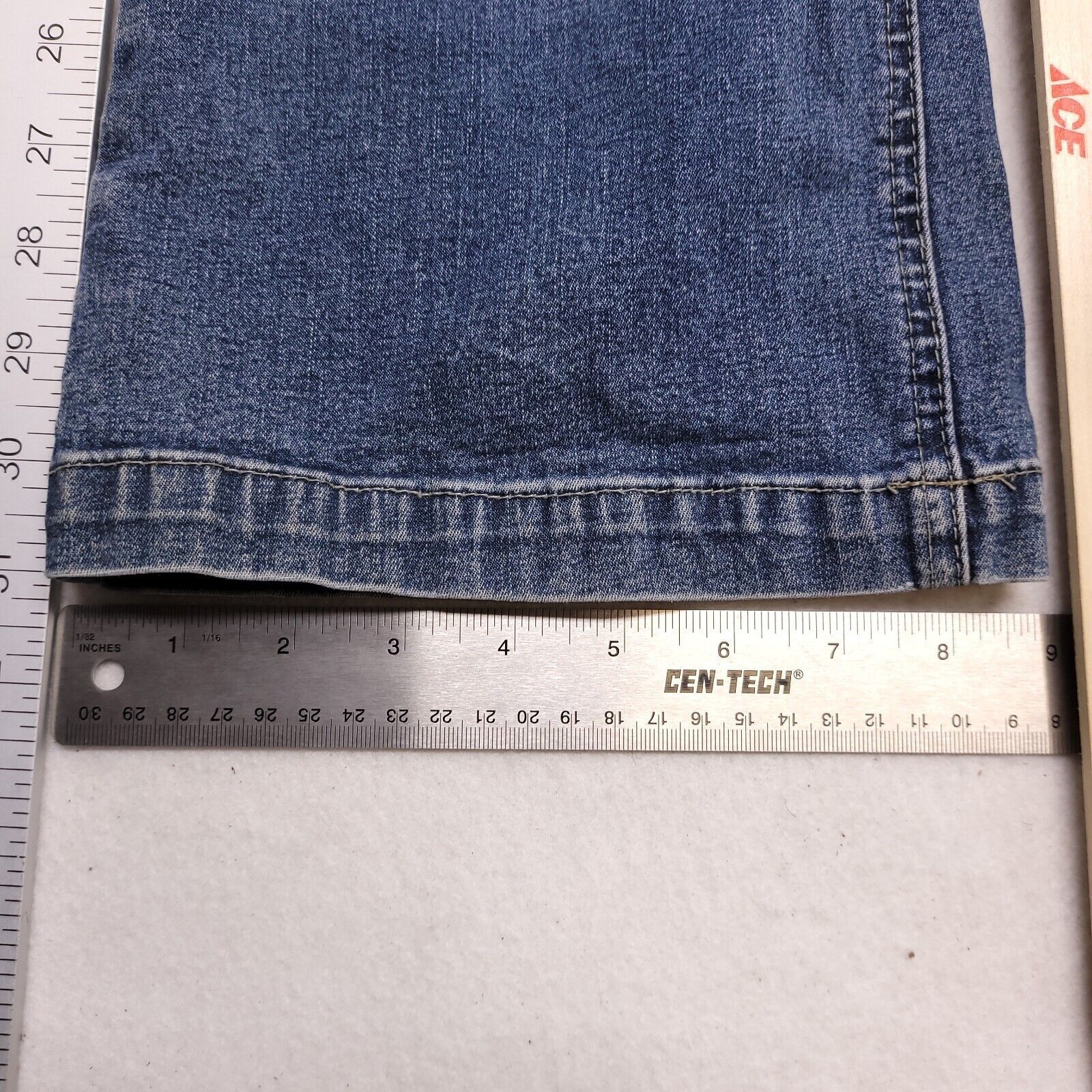 Lee Lee One True Fit Button Zip Denim Jeans Women Size 9/10 Blue Size 32" / US 10 / IT 46 - 6 Thumbnail