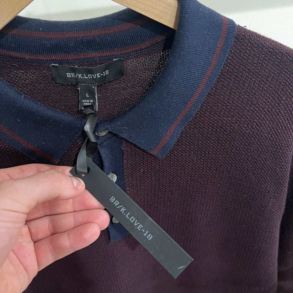 Banana Republic BANANA REPUBLIC X KEVIN LOVE Supima Cotton Sweater Polo Size US L / EU 52-54 / 3 - 2 Thumbnail