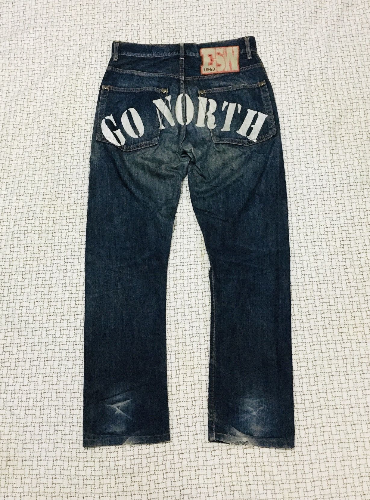 Edwin A06 Edwin Street Wear Distressed Jeans Size US 32 / EU 48 - 1 Thumbnail