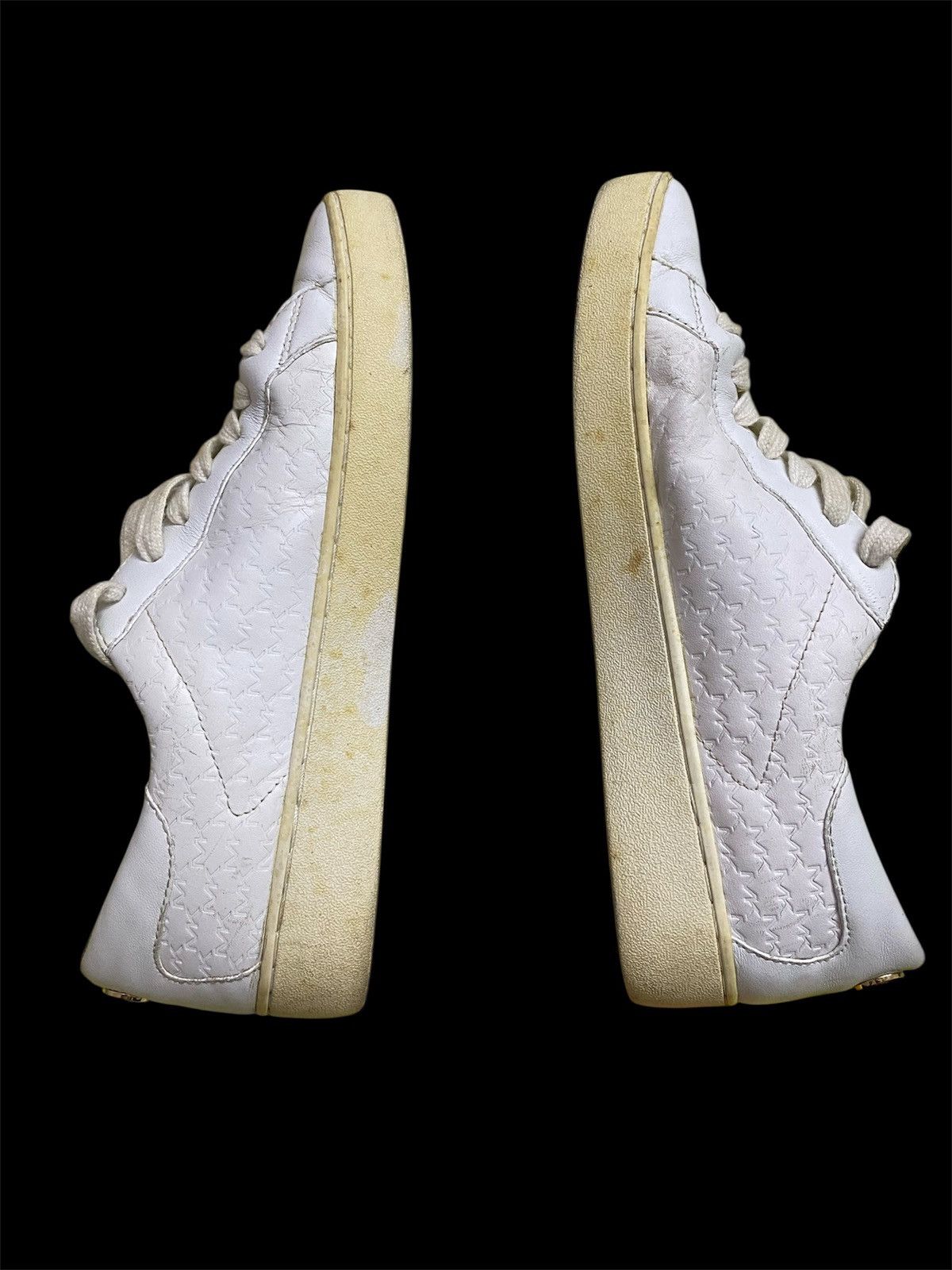 Michael Kors Michael Kors White Leather Sneakers Women’s US 8M / EU 38.5 Size US 8 / IT 38 - 3 Thumbnail