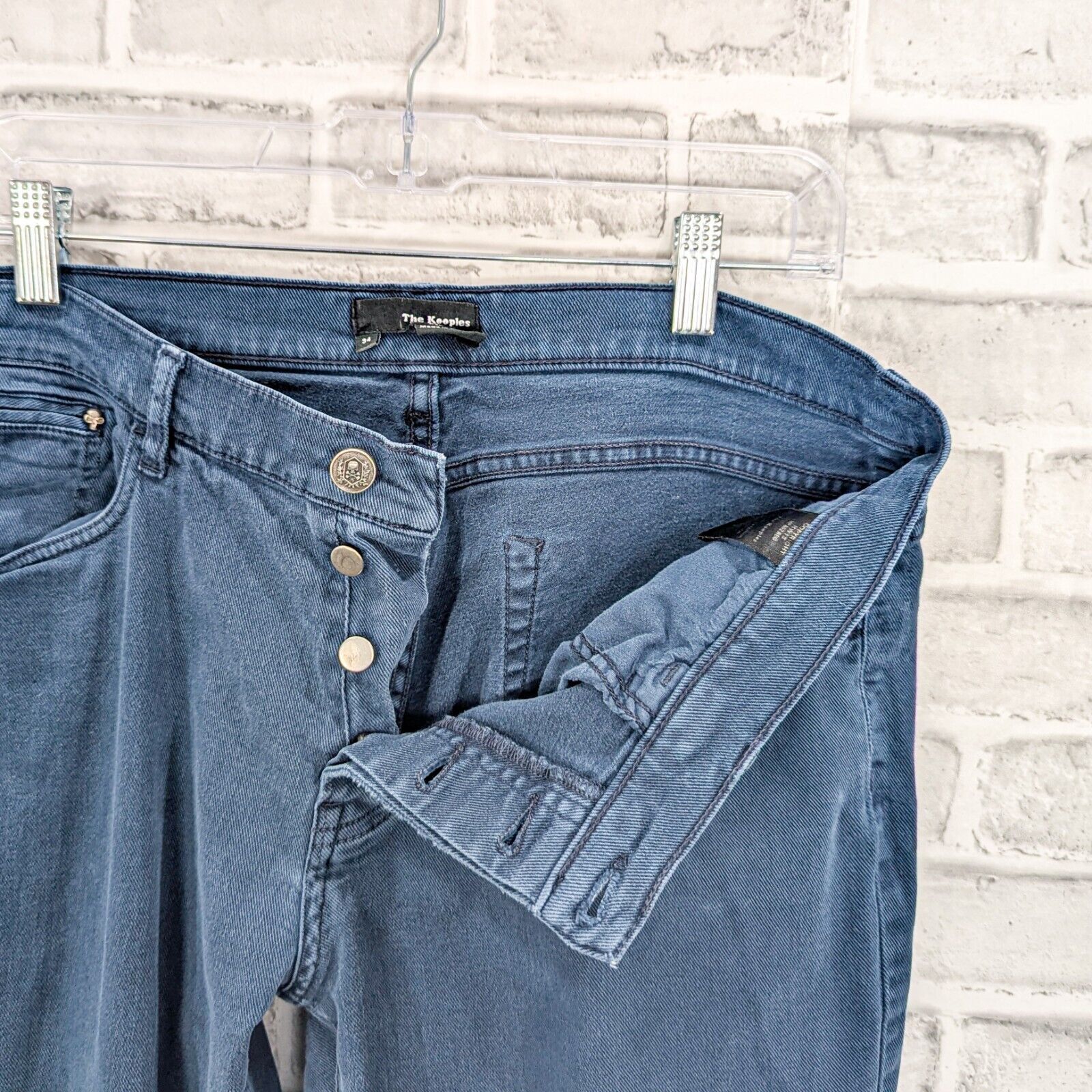 The Kooples The Kooples Men's 5 pocket Denim Jeans Button fly in blue Size US 34 / EU 50 - 2 Thumbnail