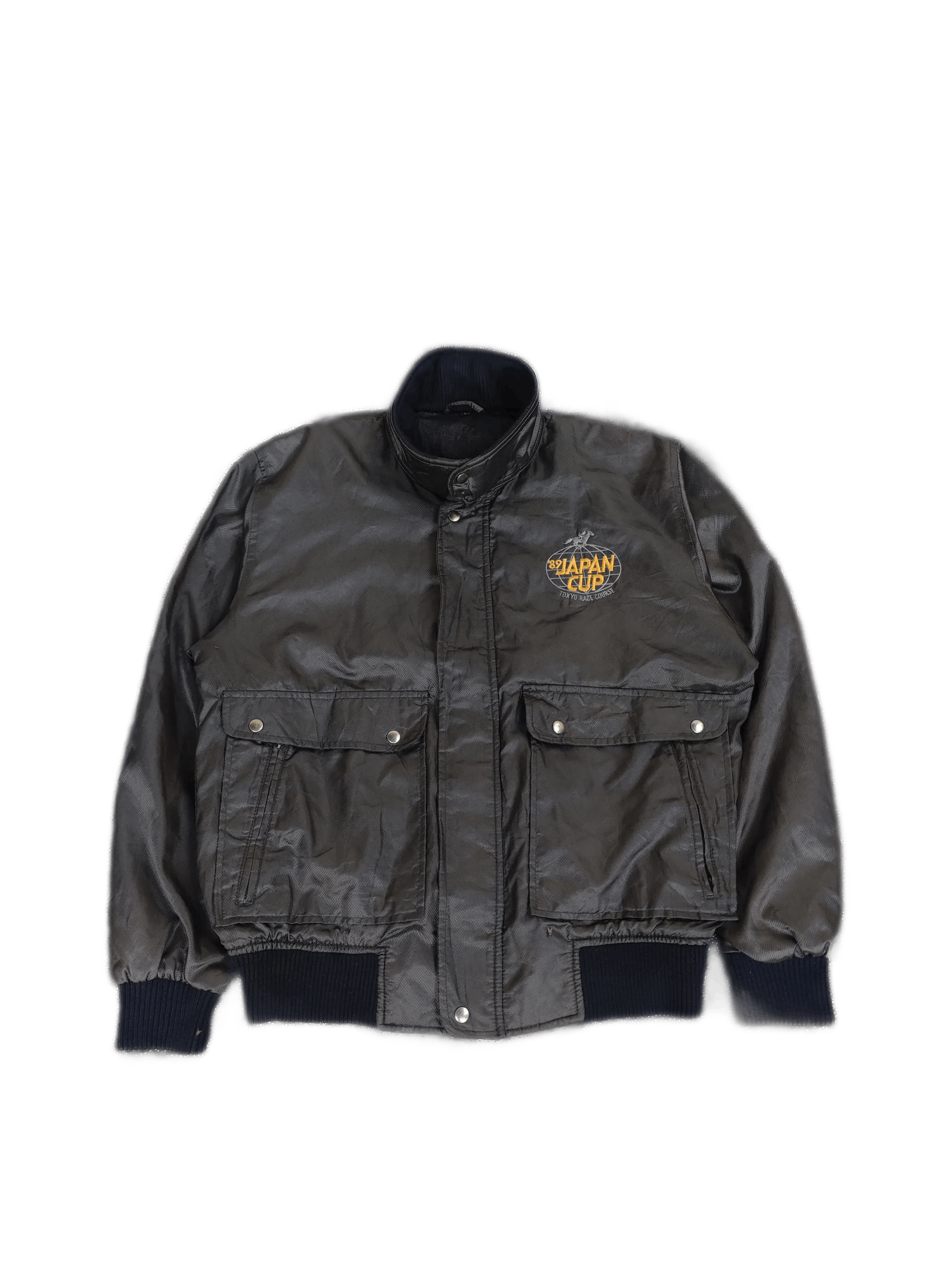 Vintage 80s Tokyo Race Course Bomber Jacket J010