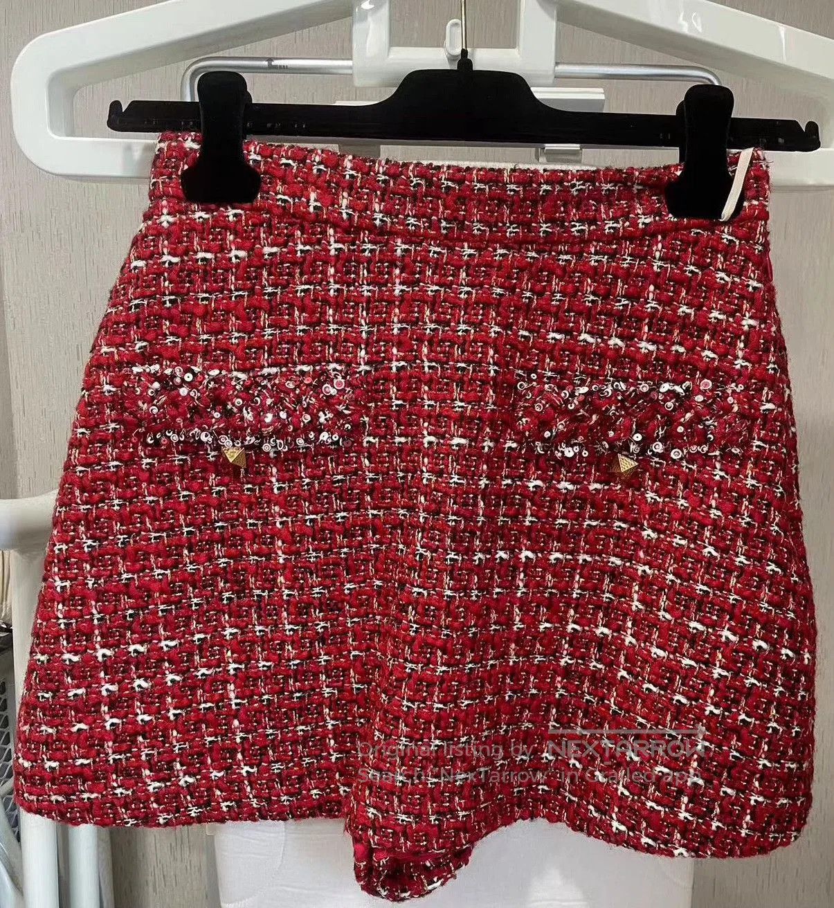 Valentino Valentino High-Waist Wool Shorts. Size US 36 / EU 52 - 1 Thumbnail
