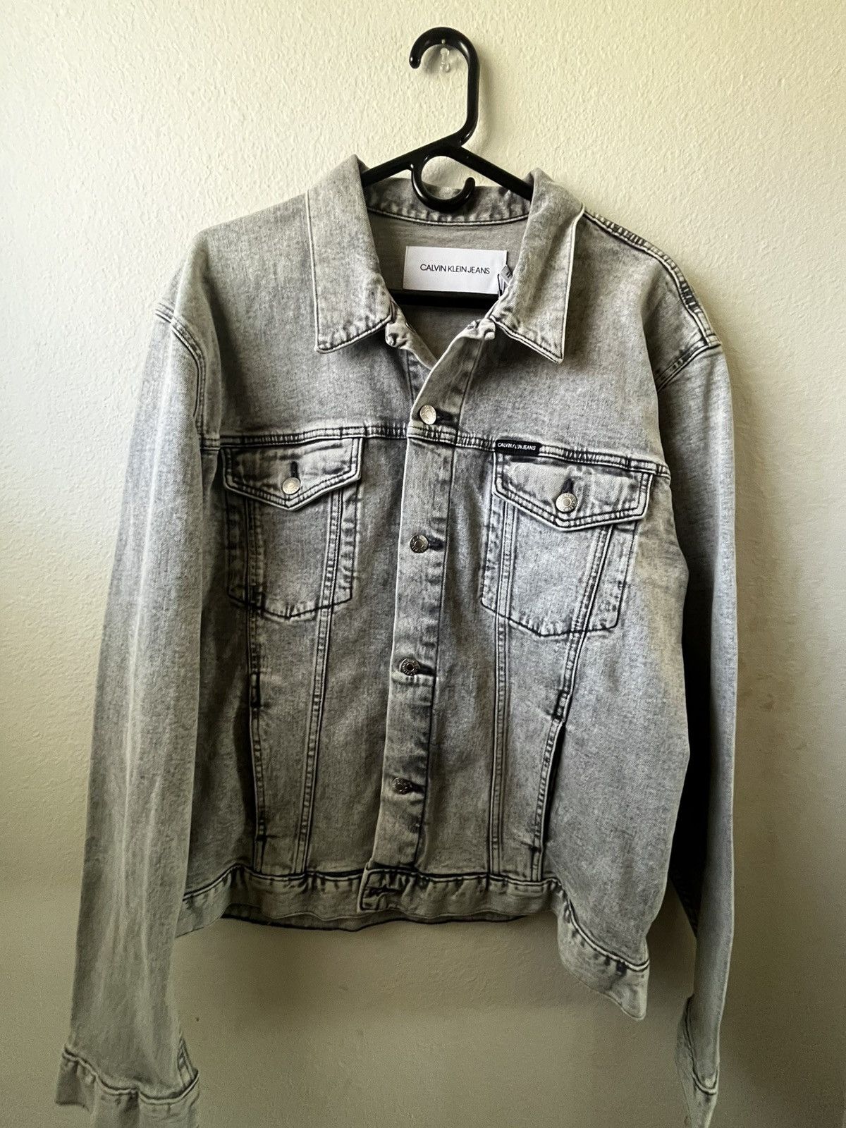 Calvin Klein Calvin Klein Denim Jacket Grey Size US XL / EU 56 / 4 - 1 Thumbnail