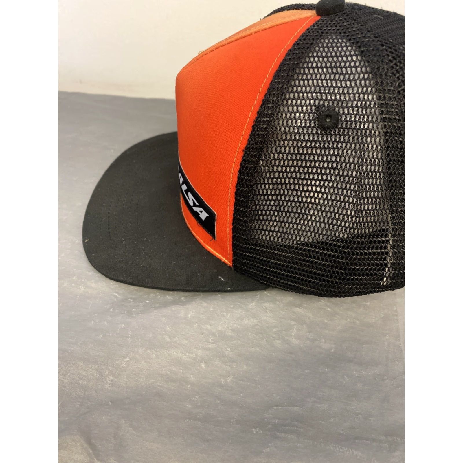 Logo 7 Tucker Salsa Racing Hat Logo Snapback Baseball Cap Orange Black /844 Size ONE SIZE - 7 Thumbnail