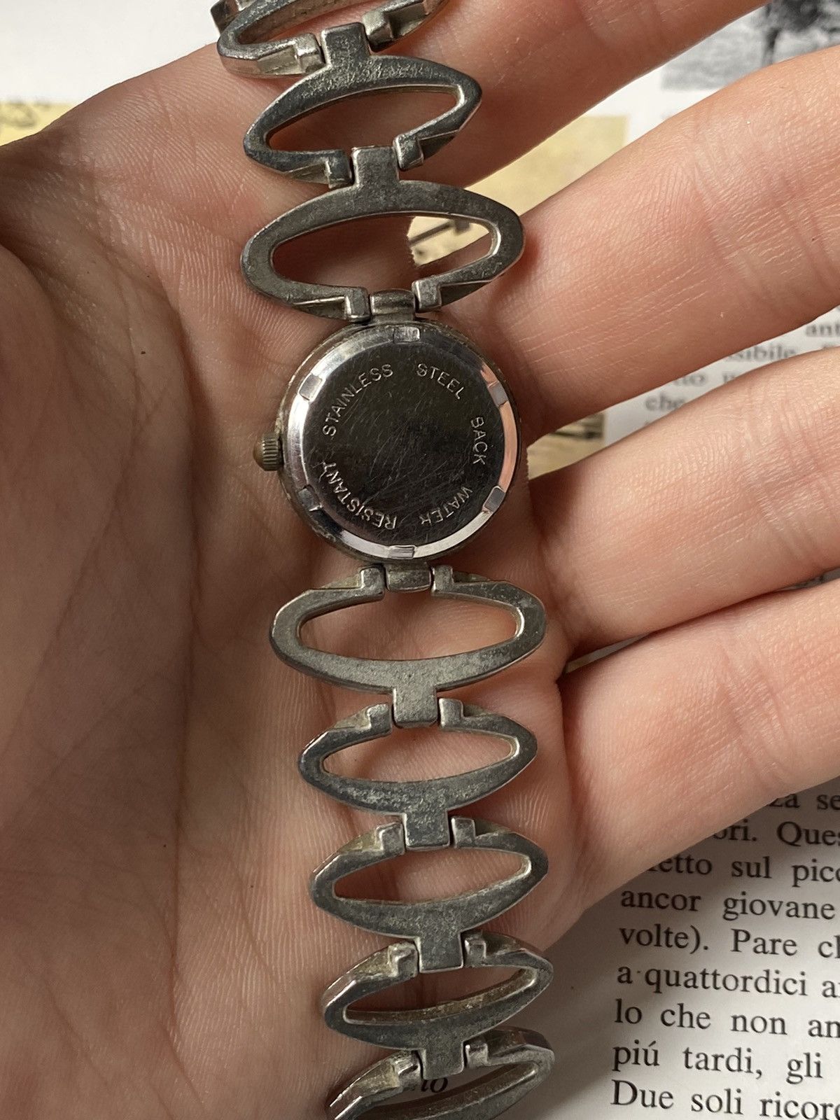 Jewelry × Vintage Omax Futuristic Vintage Watch Stylish Bracelet Size ONE SIZE - 7 Thumbnail