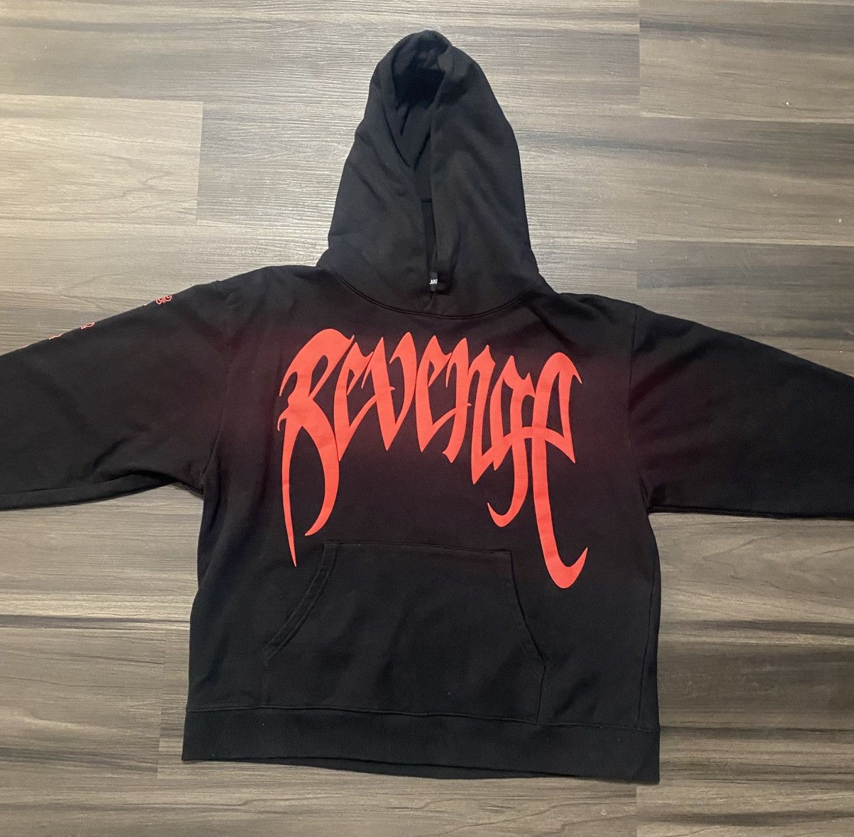 Revenge Revenge XXXTENTACION “Kill” Black/ Red Hoodie Size US L / EU 52-54 / 3 - 3 Thumbnail