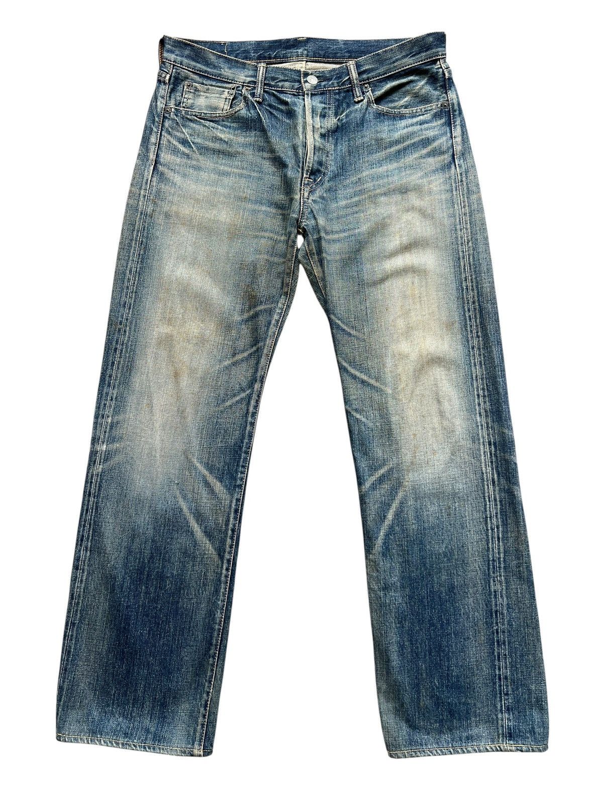 OMNIGOD Vintage Omnigod Selvedge Mudwash Distressed Denim Jeans 34 Size US 34 / EU 50 - 2 Thumbnail