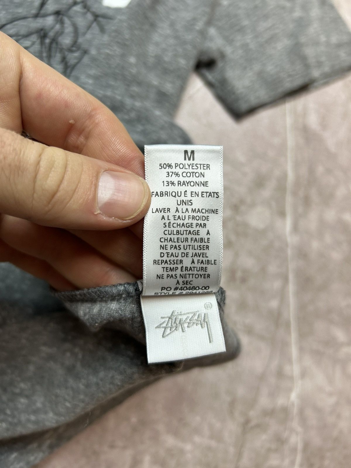 Stussy × Vintage Vintage STUSSY BIG LOGO Made in Usa T-Shirt Size M / US 6-8 / IT 42-44 - 6 Thumbnail