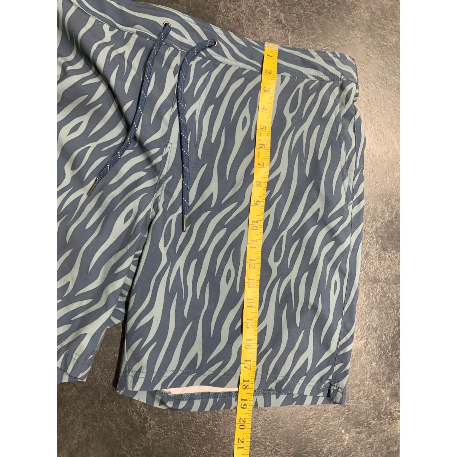 Vintage Fair Harbor Swim Shorts Mens XL Navy Blue Gray Lined 7” Beach Shorts Size US 36 / EU 52 - 5 Thumbnail