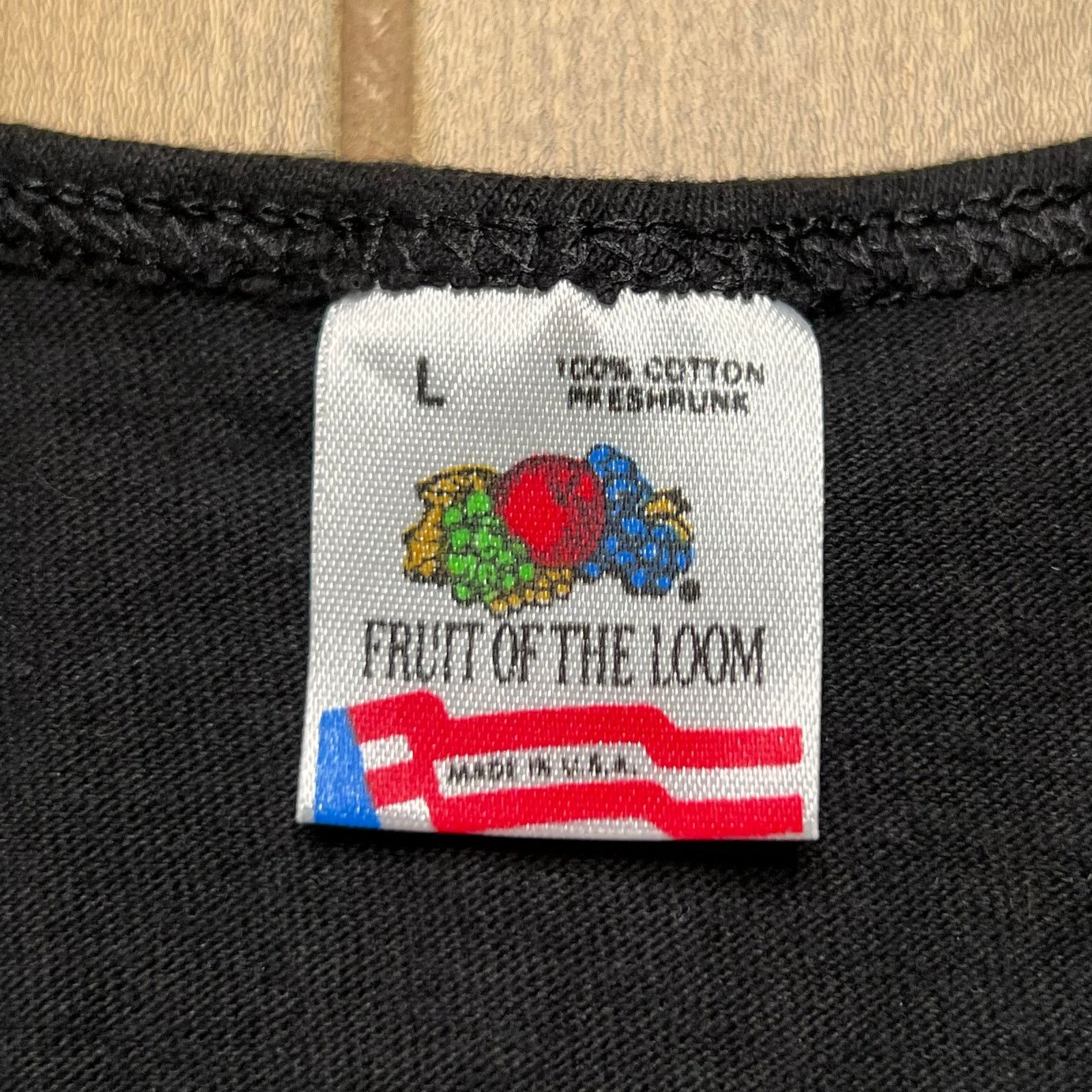 Fruit Of The Loom Vintage 90s Hot August Nights Reno Men's Tank Top Black Sz L Size US L / EU 52-54 / 3 - 5 Thumbnail