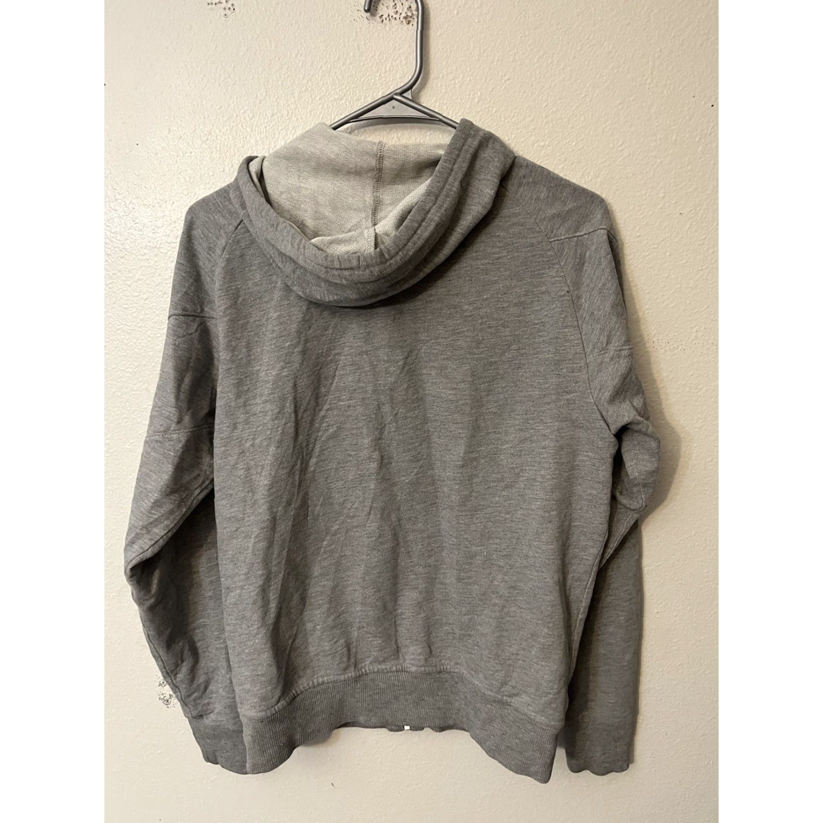 Puma PUMA Hoodie Mens Small Gray Solid Big Logo Drawstring Full Zip Size US S / EU 44-46 / 1 - 2 Thumbnail