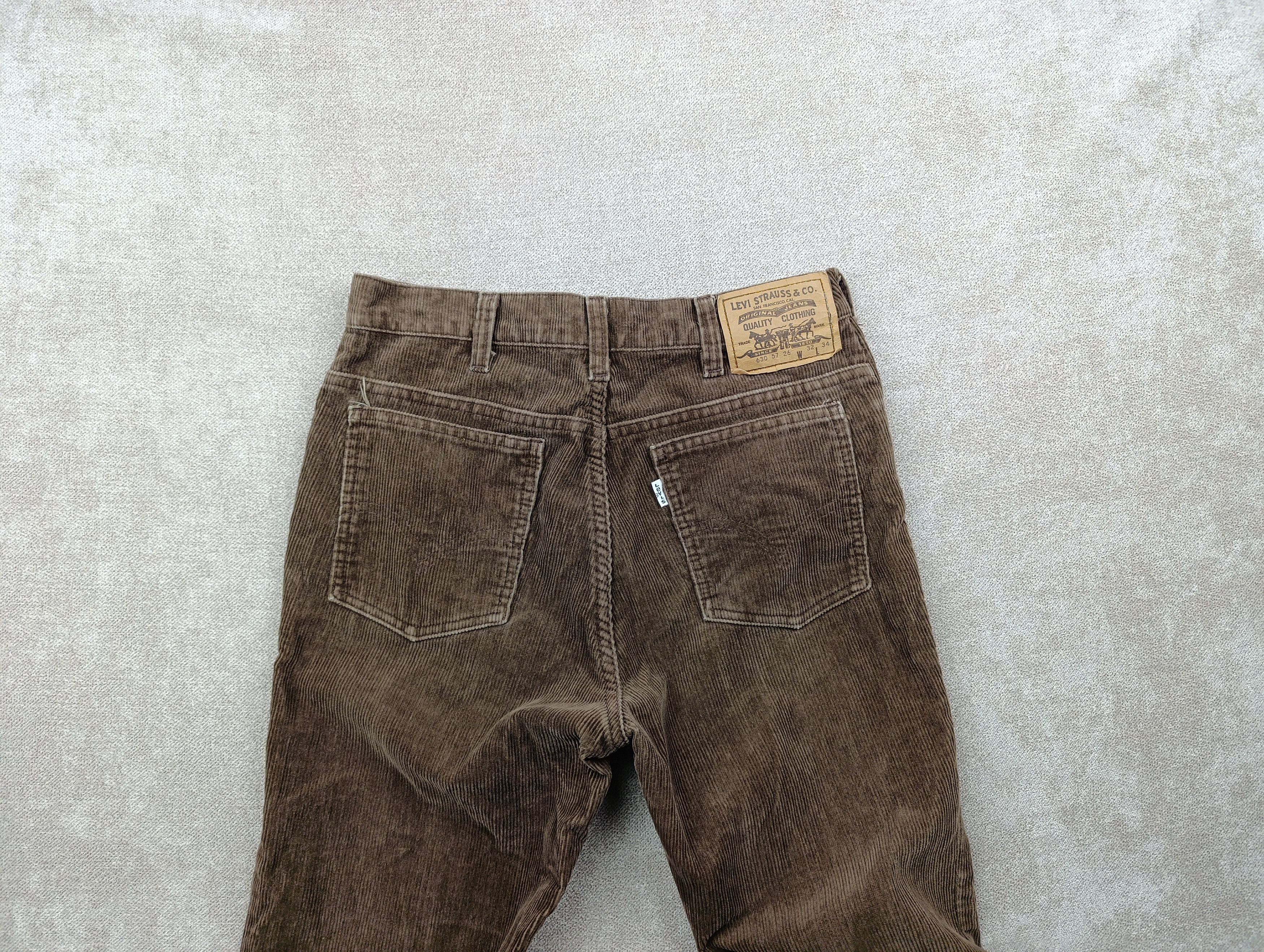 Levi's Vintage Clothing Vintage 70s Levi’s 630 Corduroy Pants Brown Made in France Size US 32 / EU 48 - 7 Thumbnail
